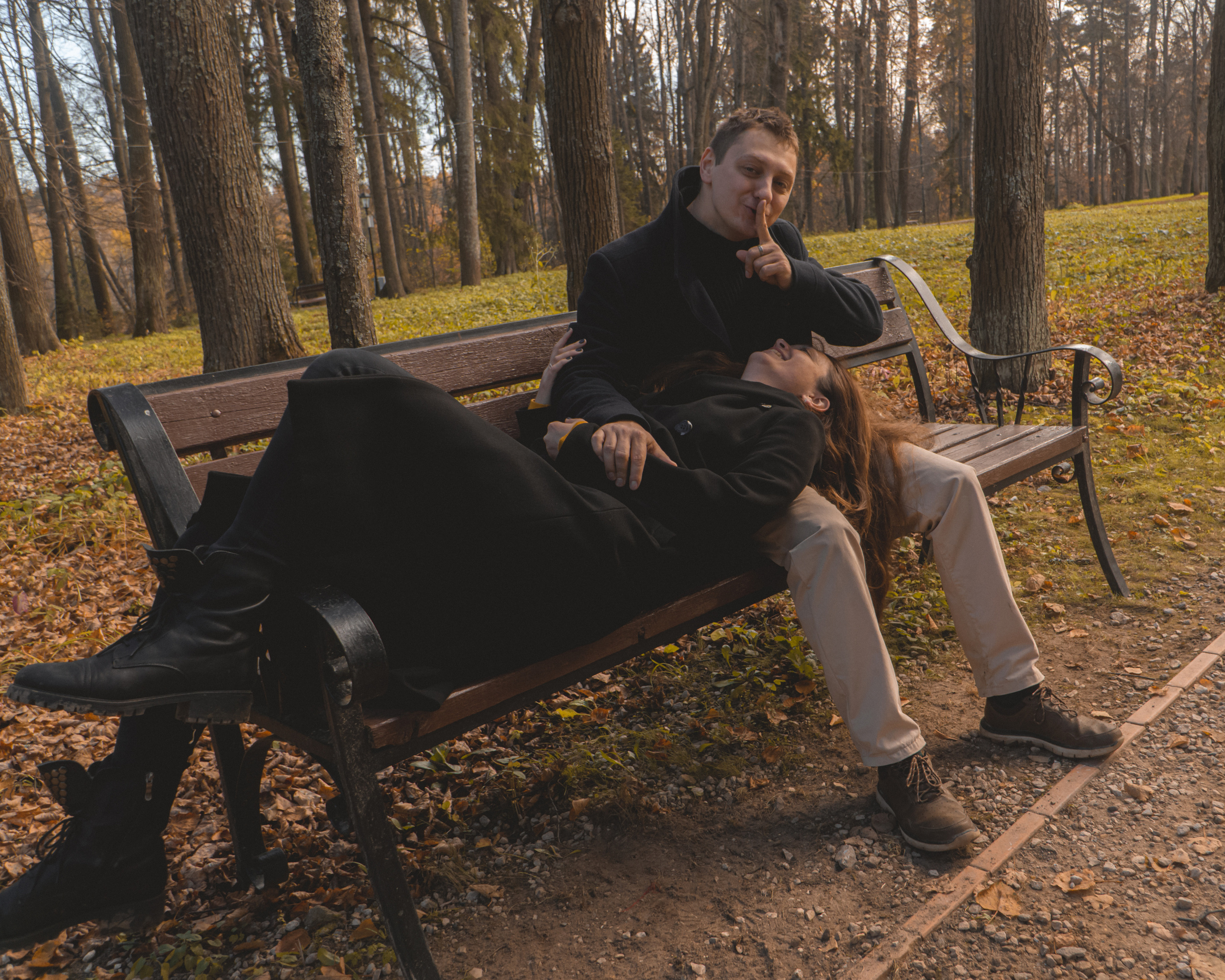 осенняя фотосессия в усадьбе