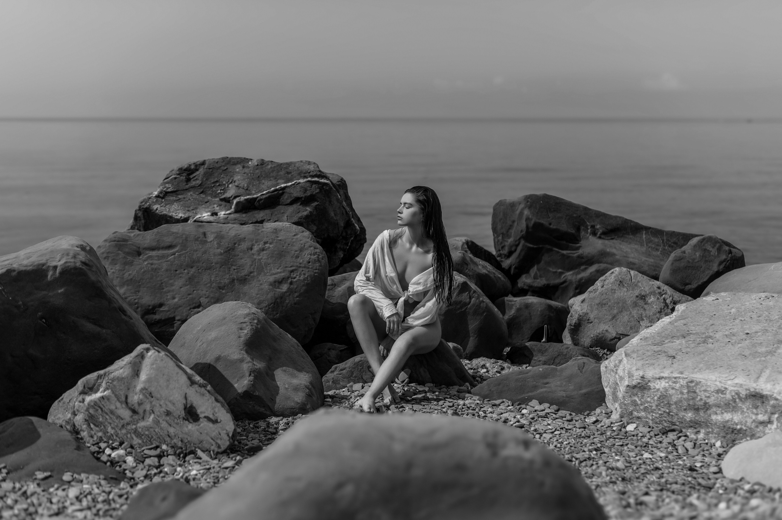 Люда пляж Мацеста. Наталья Слесаренко фотограф в Сочи