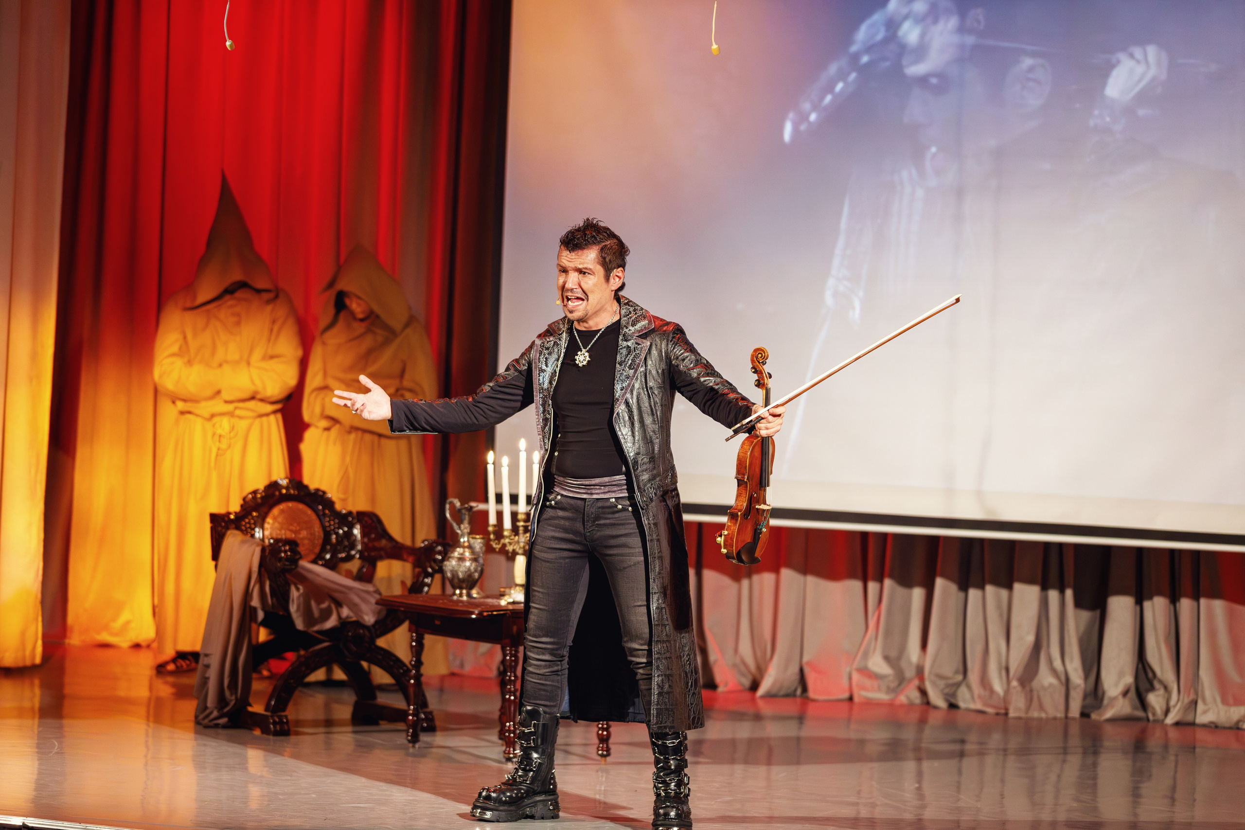 Мюзикл. Скрипка Паганини. Бэкстейдж. Фотограф портретист в Троицке и Москве Иван Парусиди