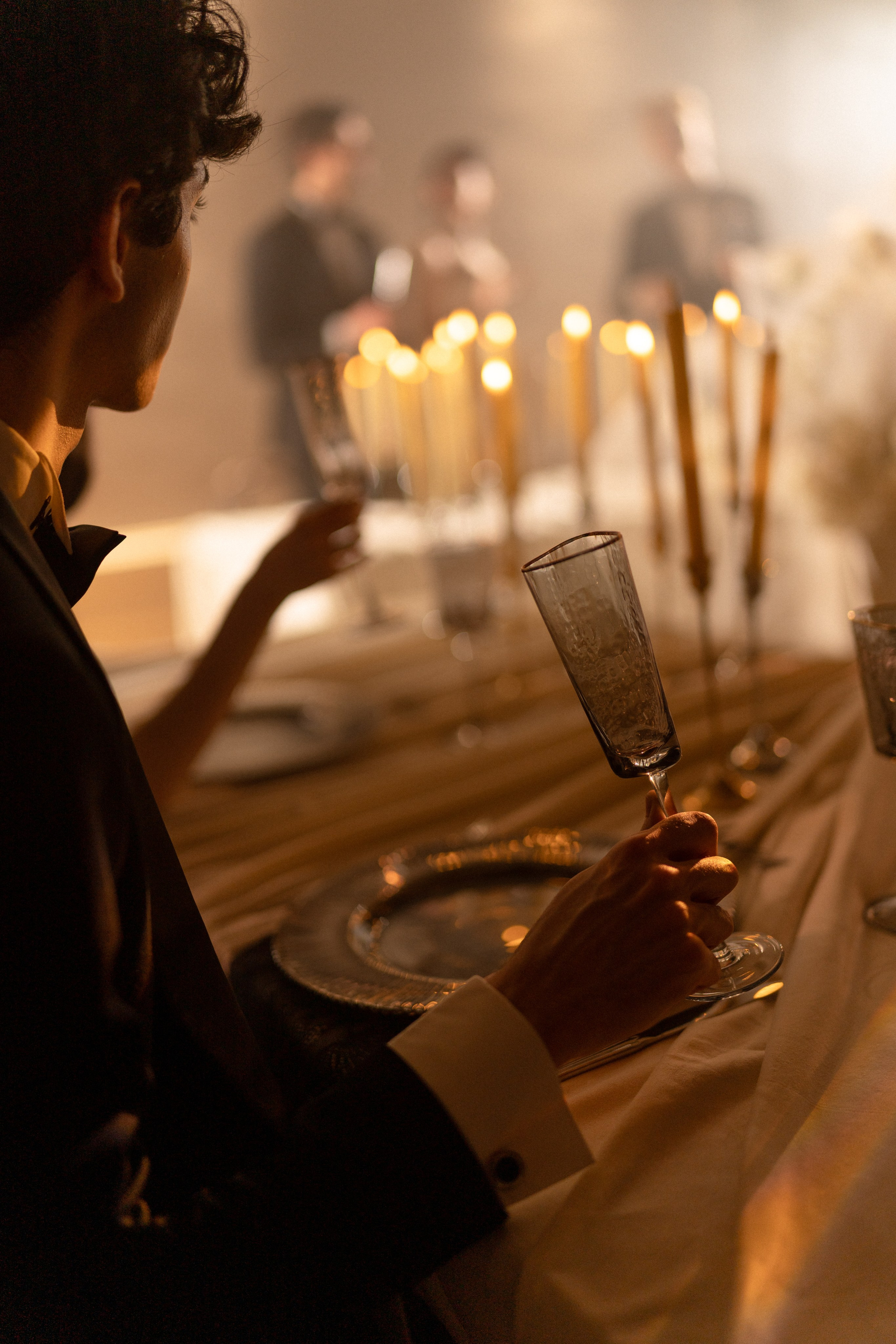 Ужин при свечах. Свадебный и репортажный фотограф Москва