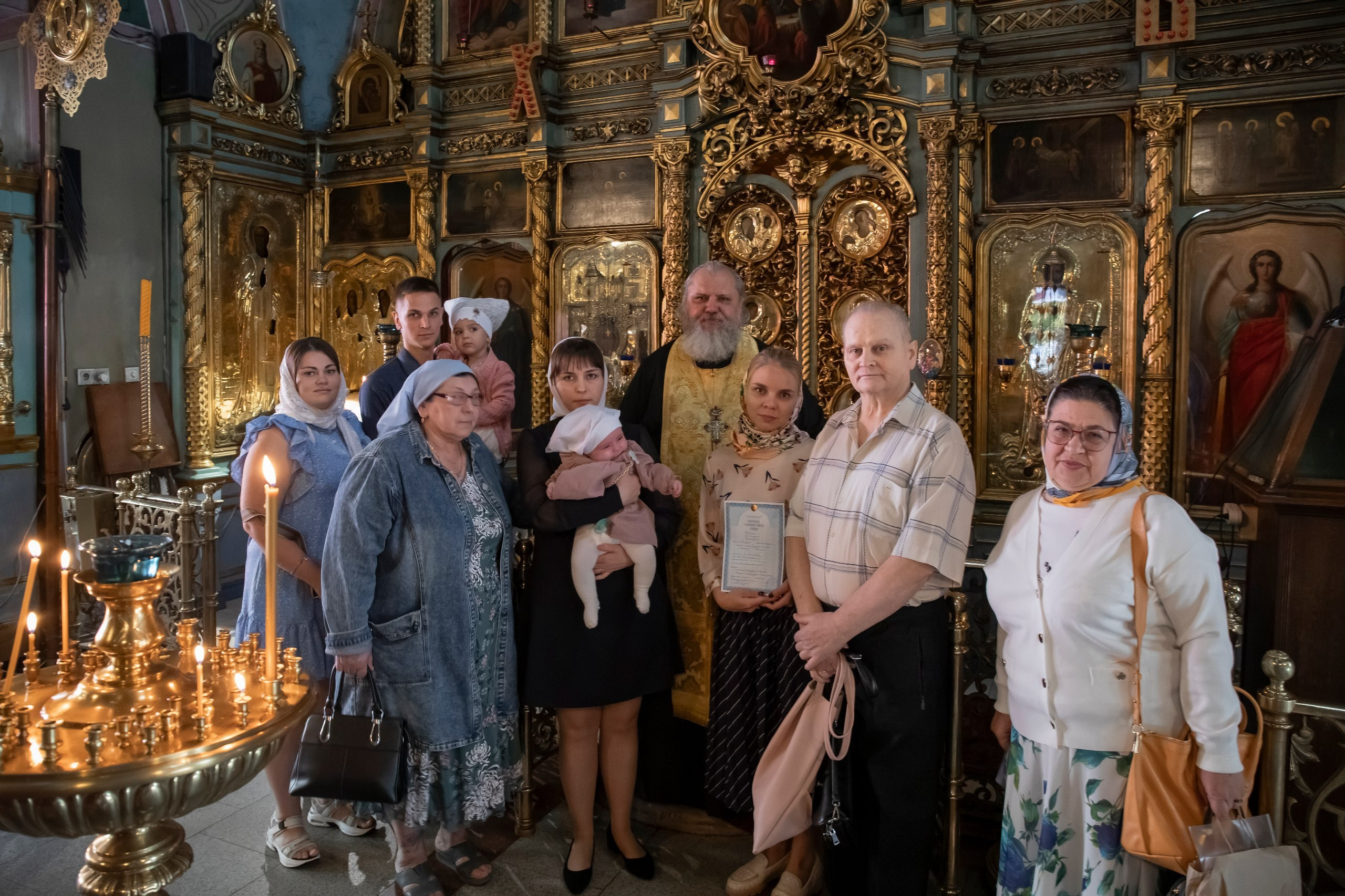 Крестины Апполинарии. Арт- фотограф Москва