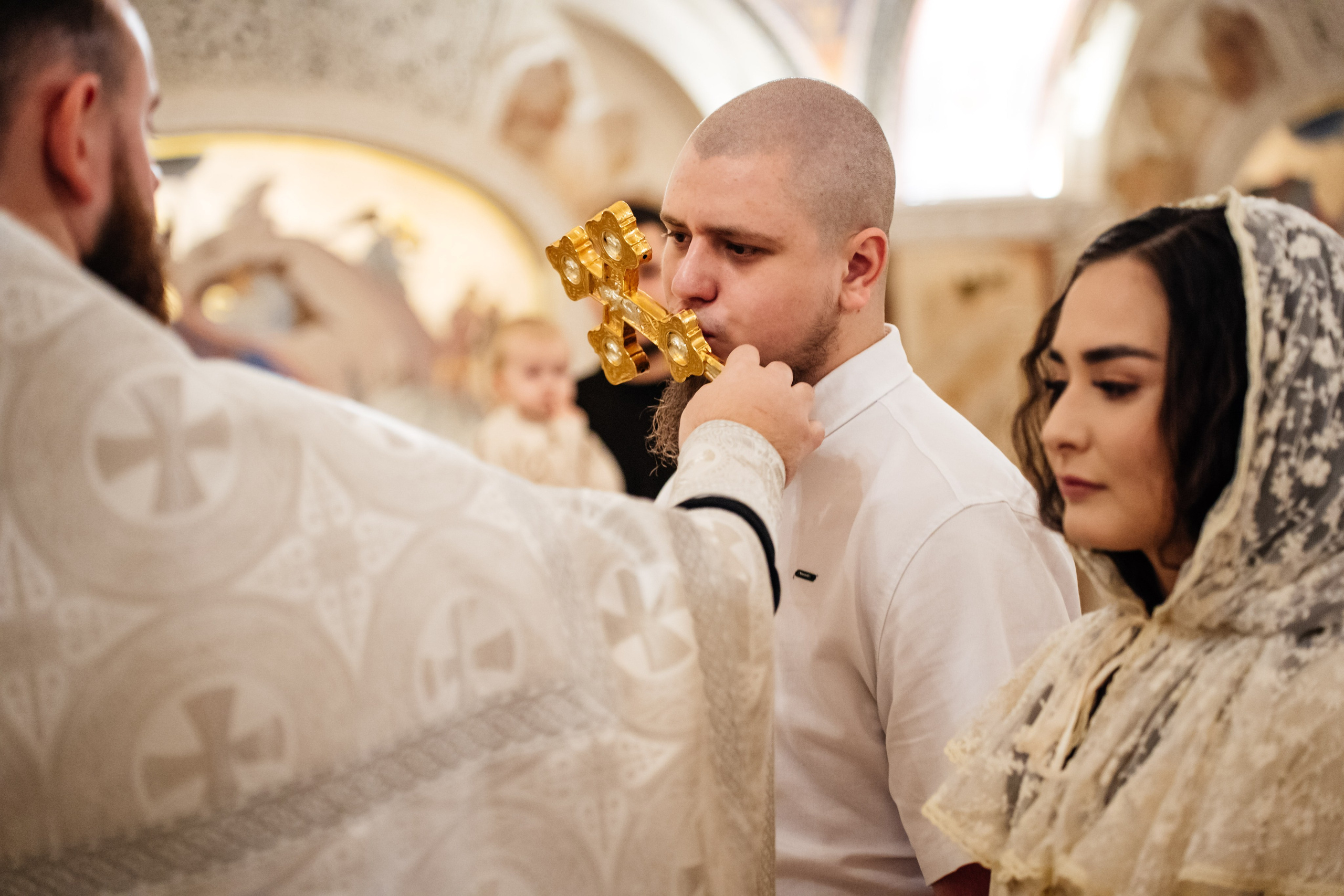 Крещение. Видеограф и Фотограф в Челябинске Ксения и Владимир Рюмины