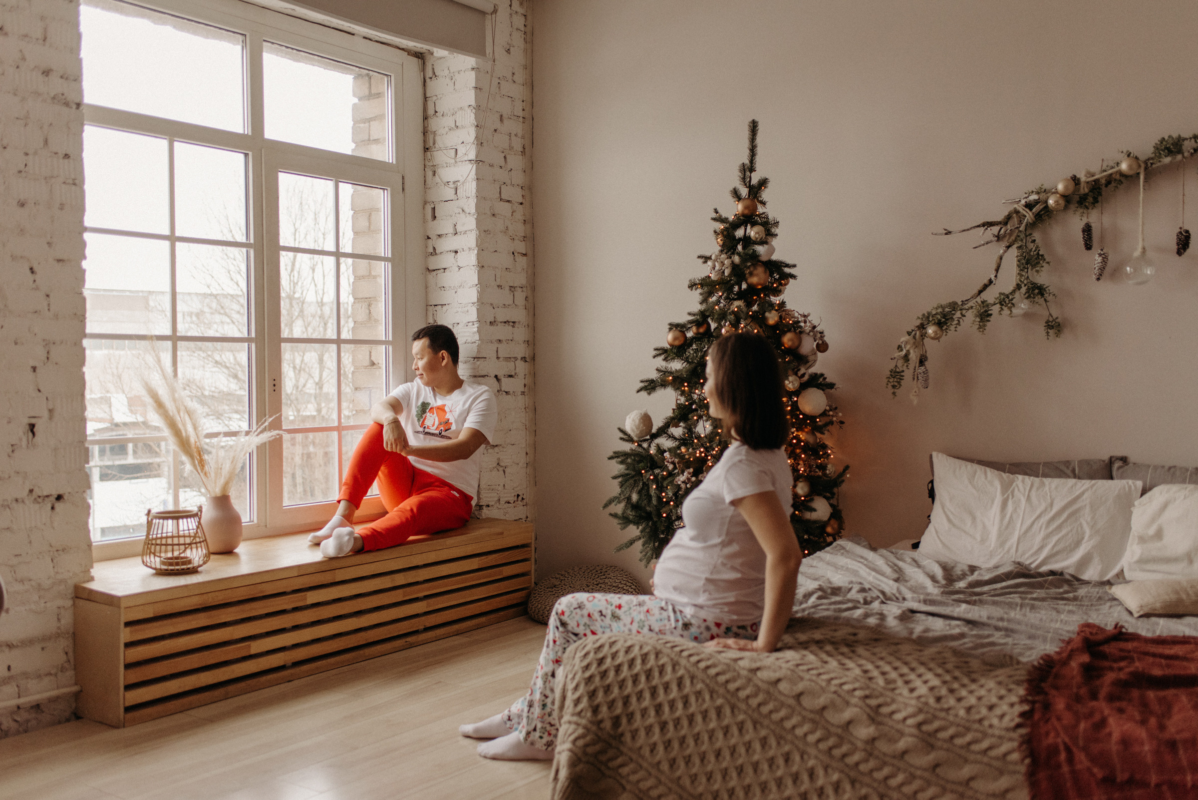 новогодняя фотосессия в ожидании чуда