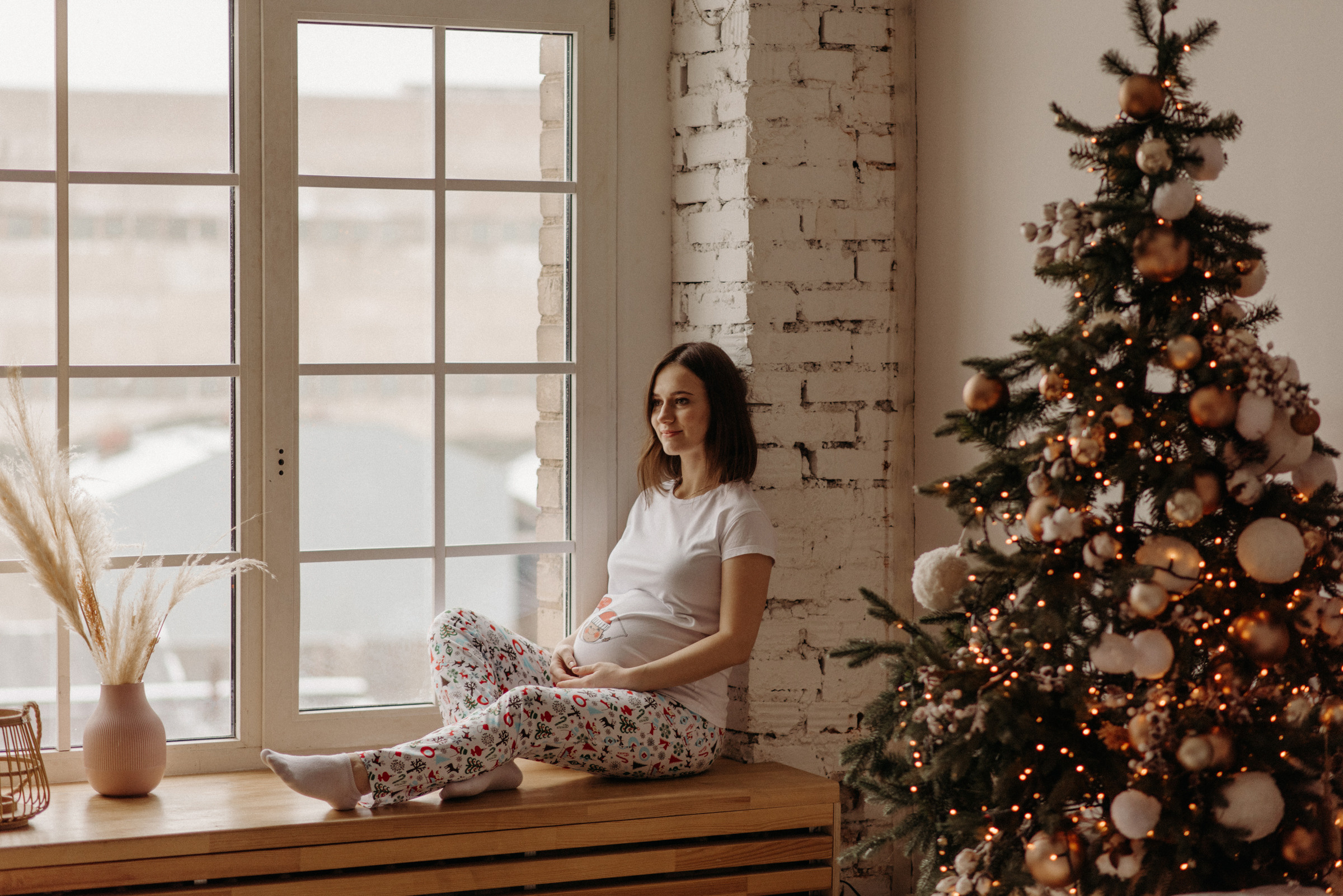 новогодняя фотосессия в ожидании чуда