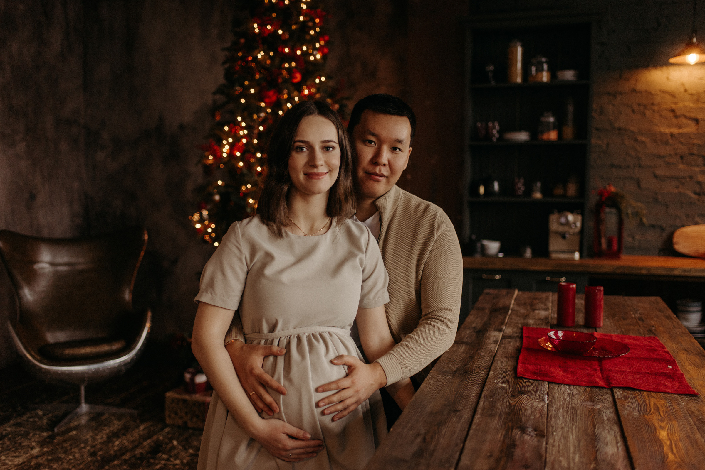 новогодняя фотосессия в ожидании чуда