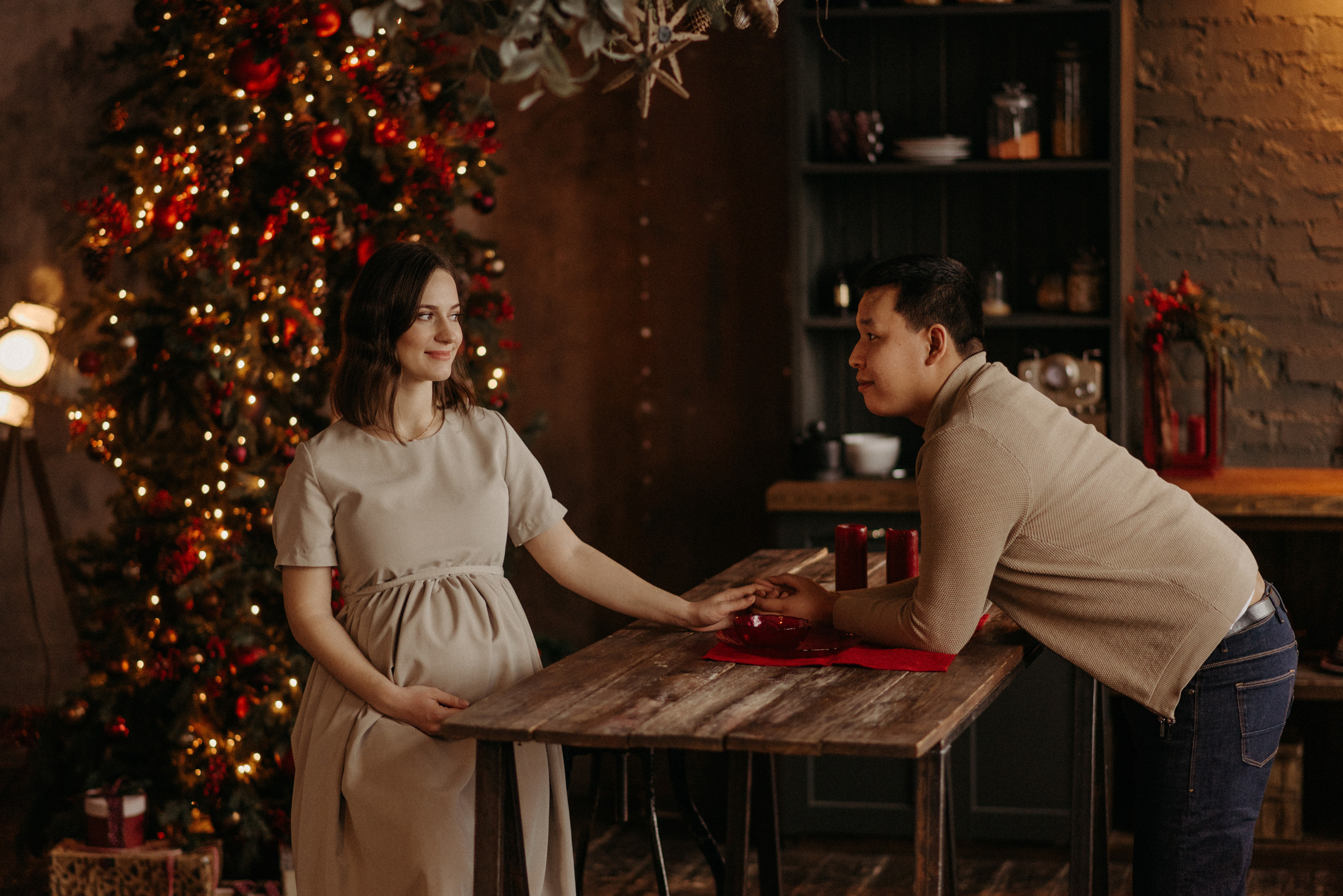 новогодняя фотосессия в ожидании чуда