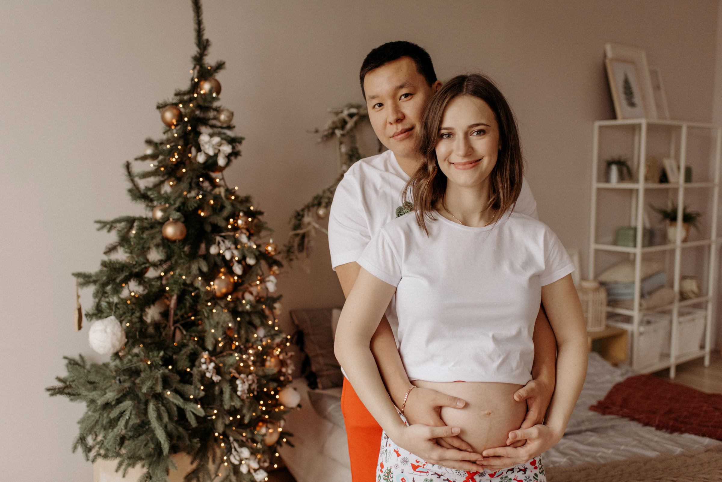 новогодняя фотосессия в ожидании чуда