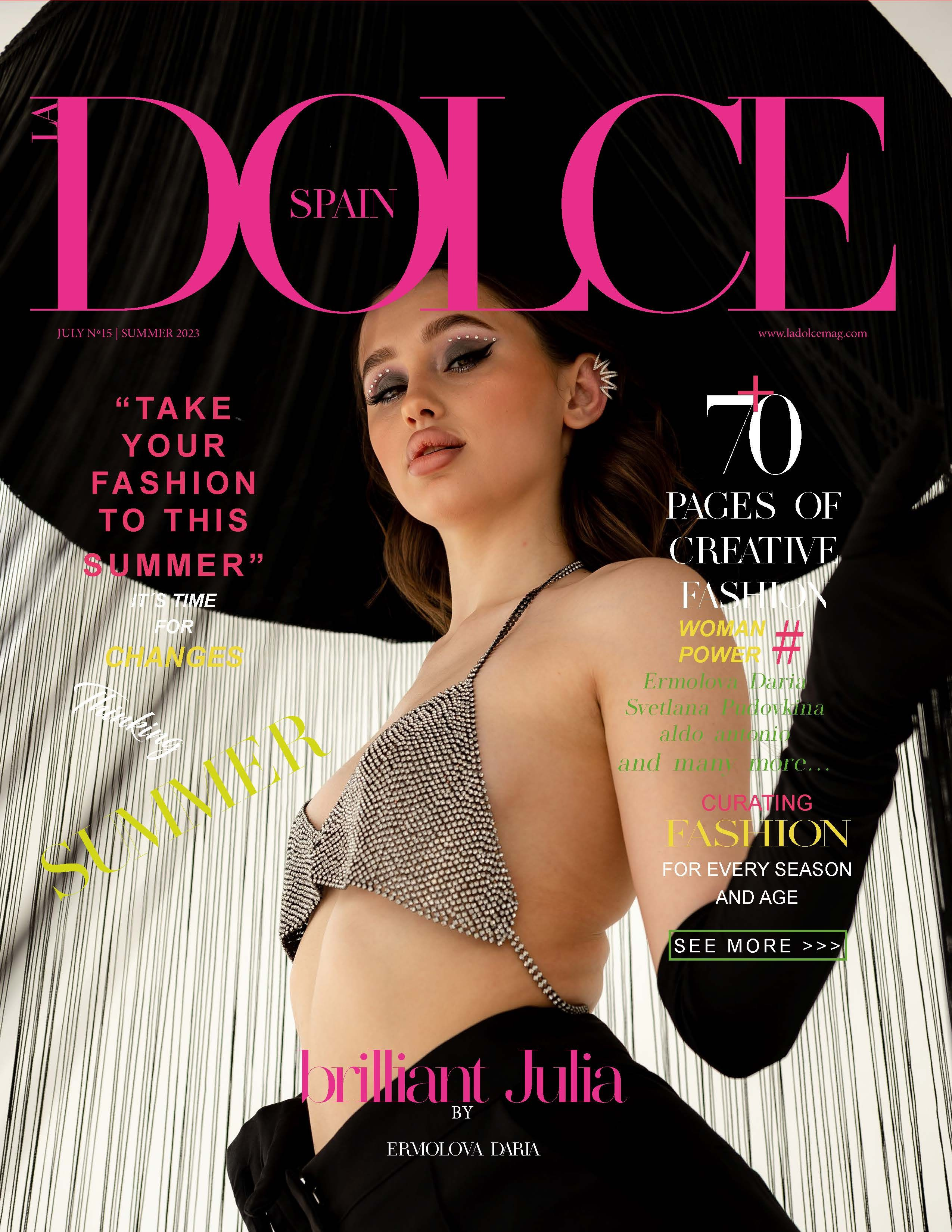 Публикация DOLCE (PREMIUM Publication, Madrid, Spain). Фотограф Тольятти Светлана Пудовкина