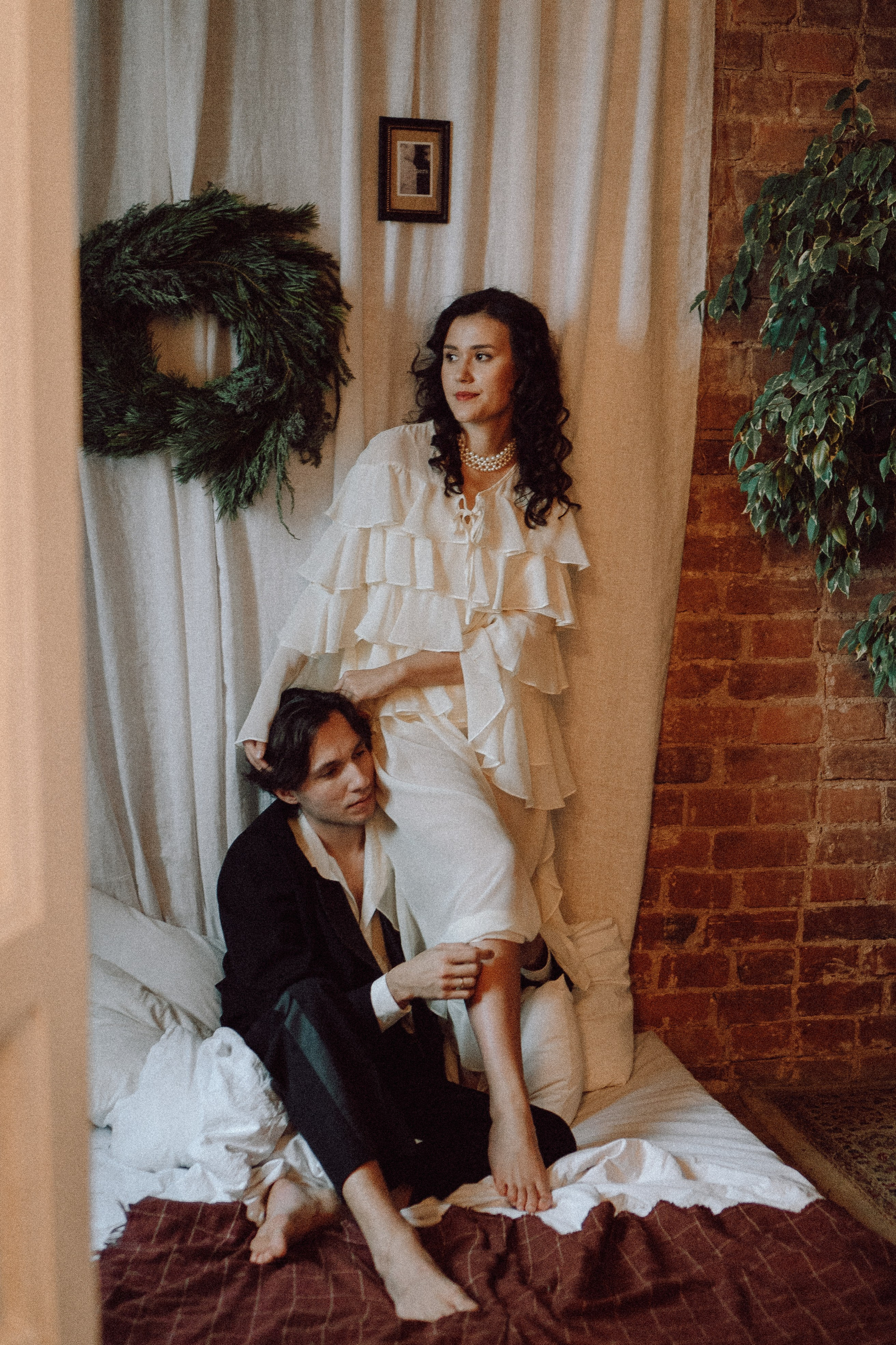 УТРО ЖЕНИХА И НЕВЕСТЫ В ФОТОСТУДИИ И ОСНОВНАЯ ФОТОСЕСИСИЯ ЗИМОЙ. Профессиональный фотограф, Санкт-Петербург — Виктория Богомолова