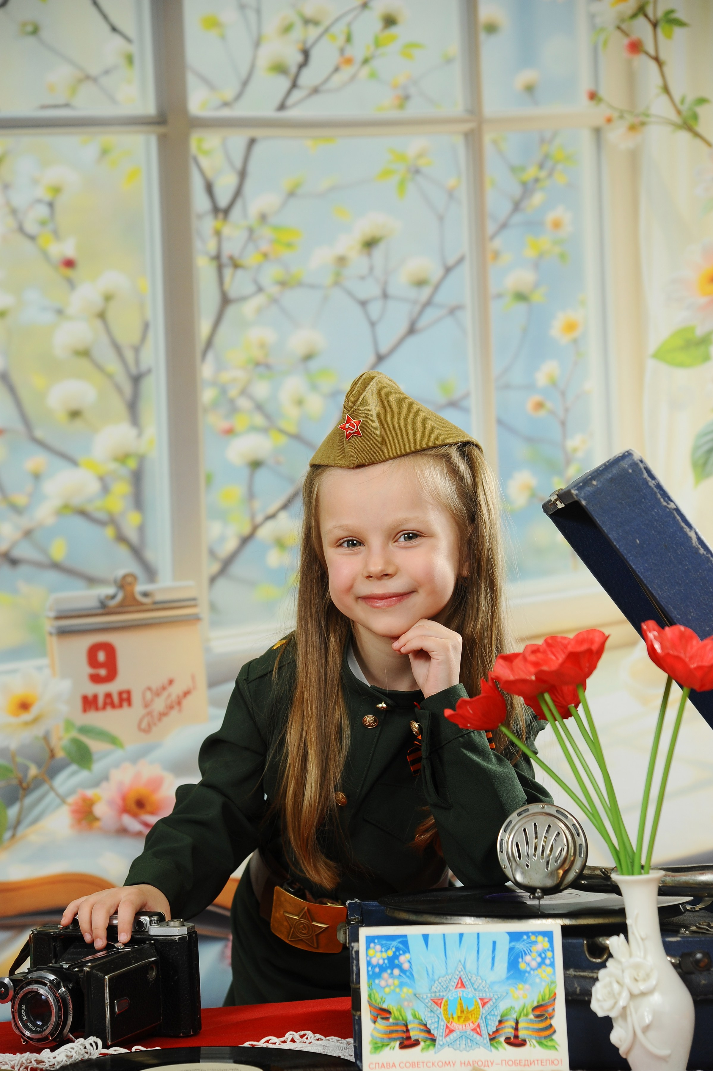 День Победы Весна 25. Детский портрет