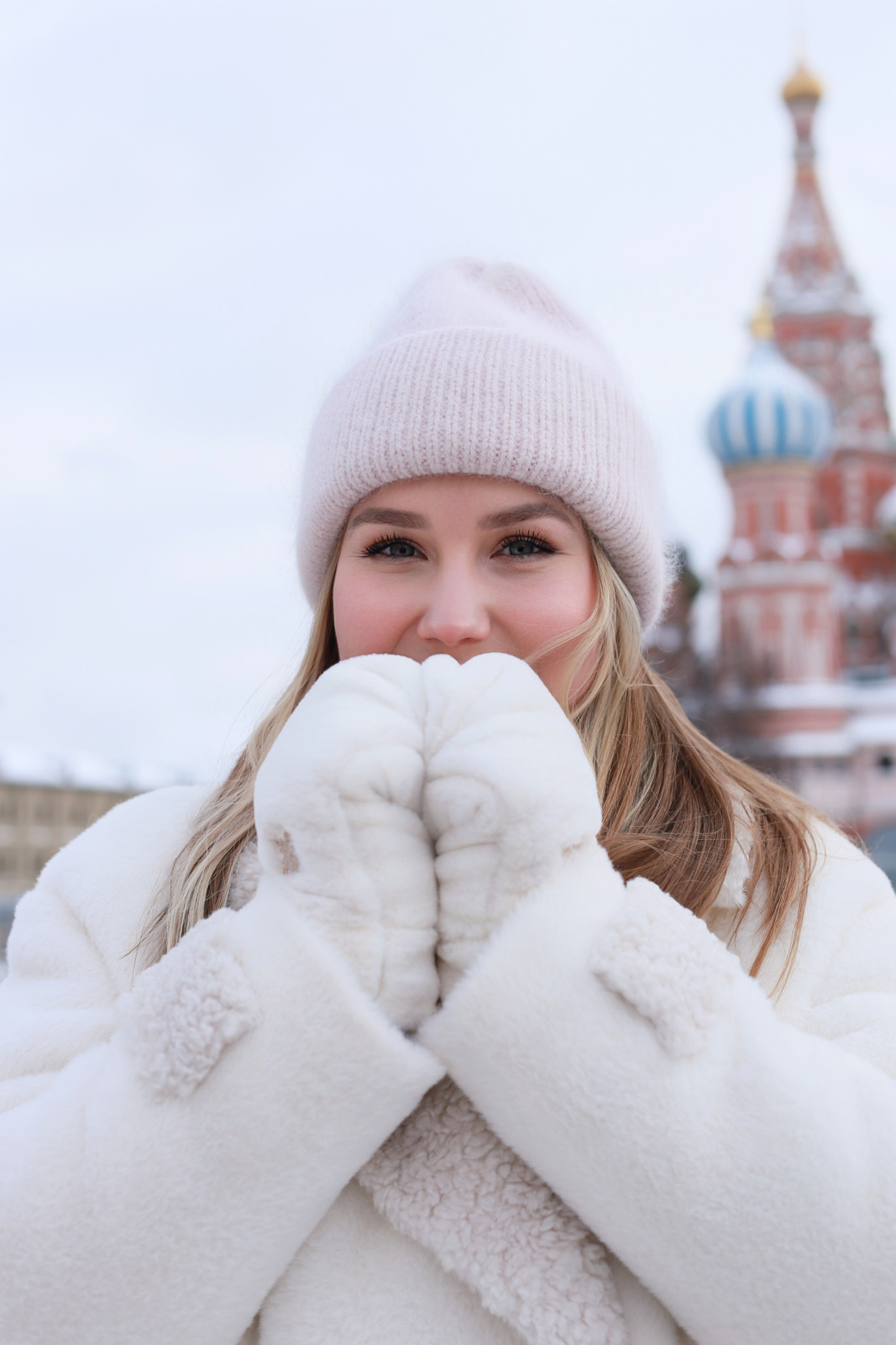 Анастасия, зимняя прогулка по Москве. Светлана Адволодкина | Фотограф в Самаре