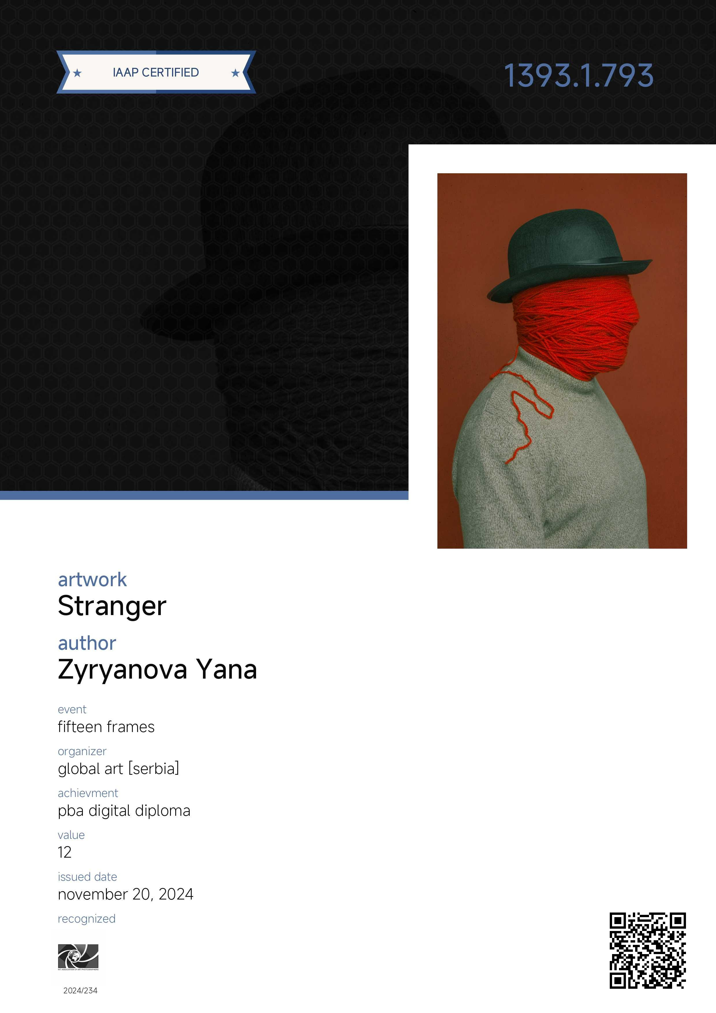 Дипломы. Фотограф Зырянова Яна, Снежинск, Екатеринбург, Челябинск