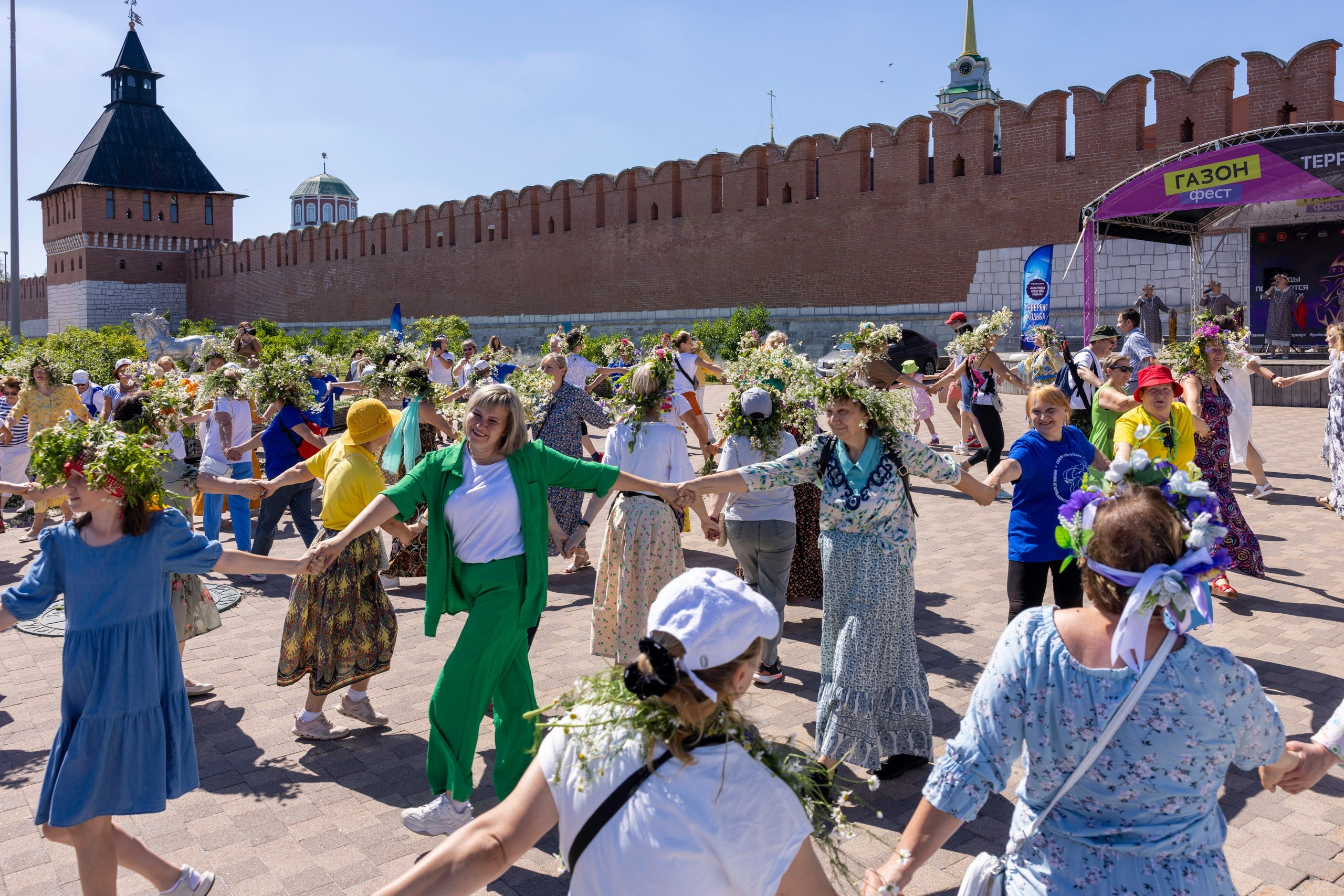 Фестиваль «Ромашковый хоровод». Северная ходьба. Фотограф в Туле Крупский АнДРей. Фотостудия «КАДР71» в Туле