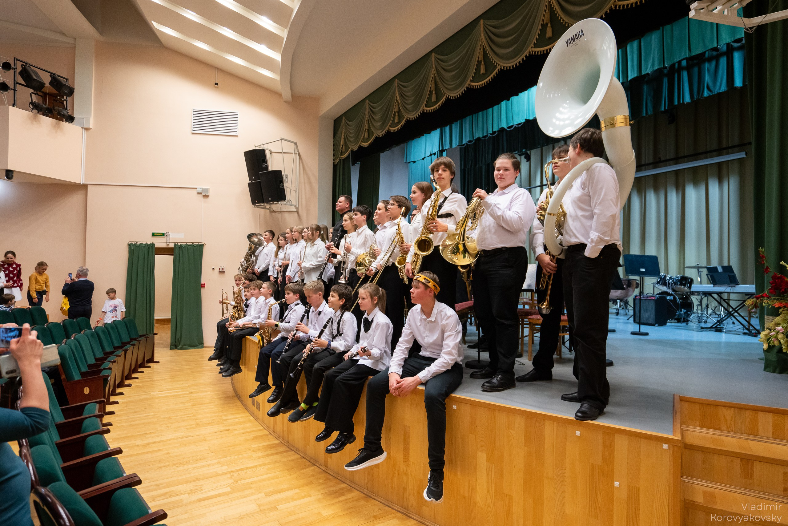 Новогодний концерт Духового оркестра ЦГИ. Фотограф Владимир Коровяковский