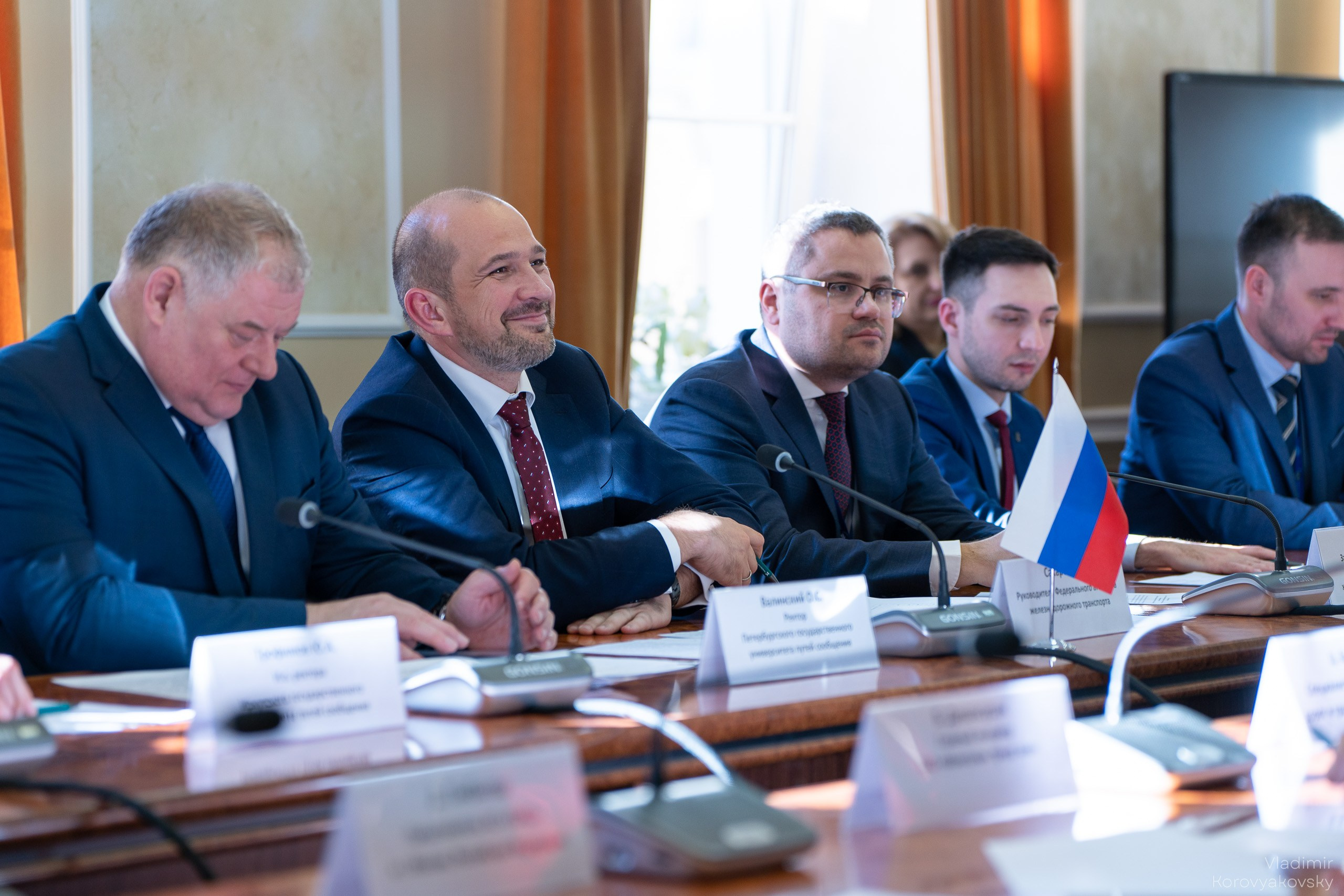 Совещание руководства ПГУПС с Делегациями Исполнительного агентства Правительства Монголии и делегацией АО «УБЖД». Фотограф Владимир Коровяковский