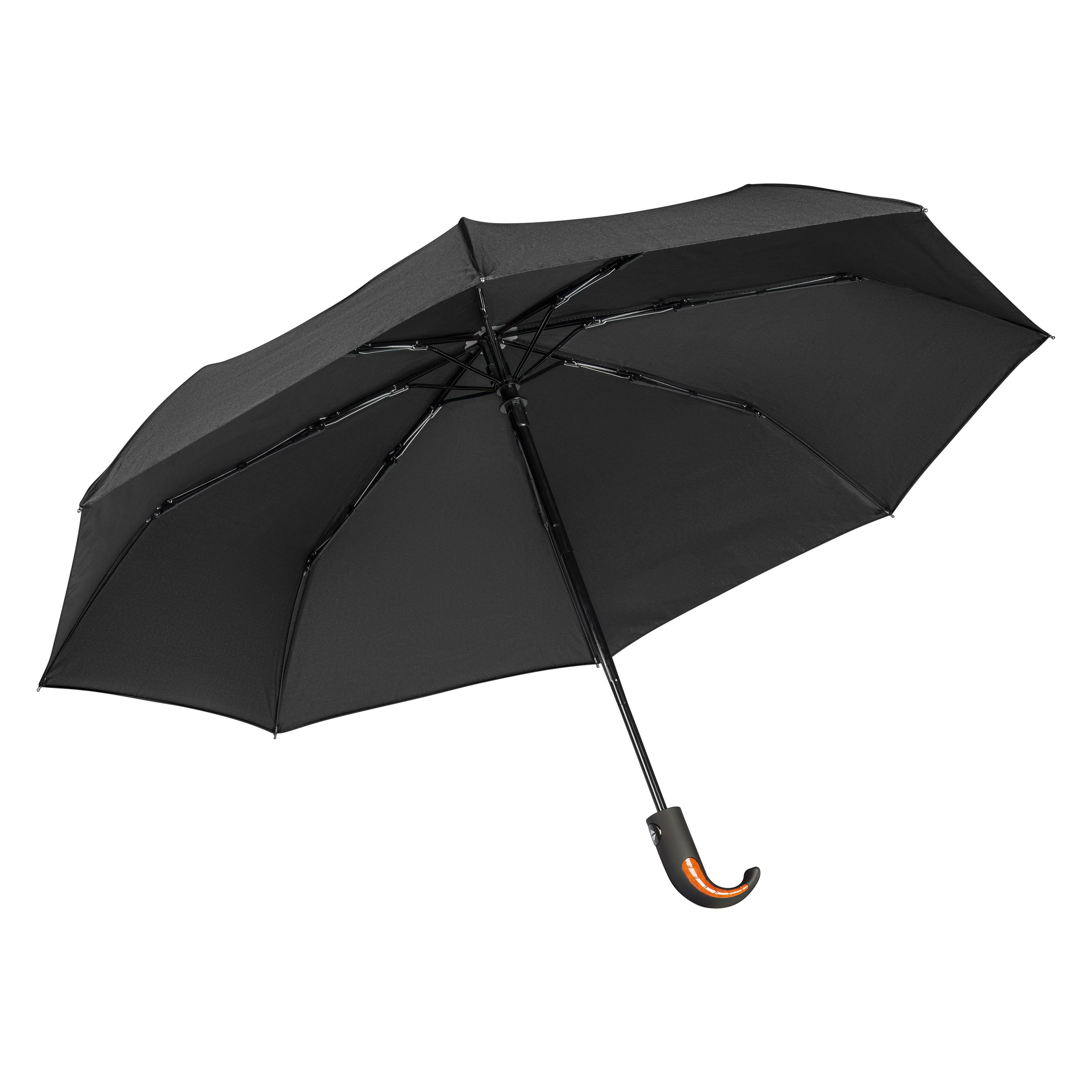 Черный зонт-автомат