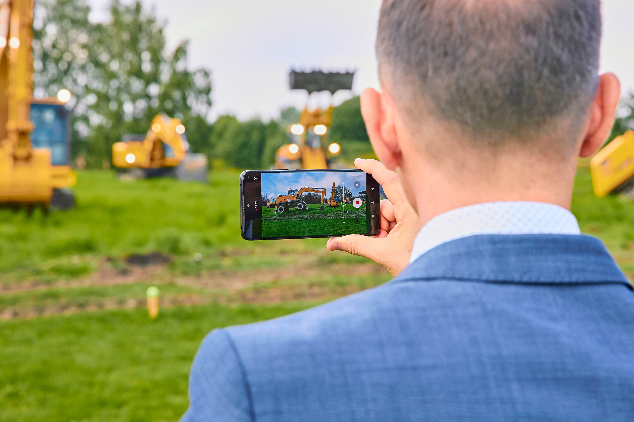 Презентация спец. техники Shantui. Фотограф Александра Иванова