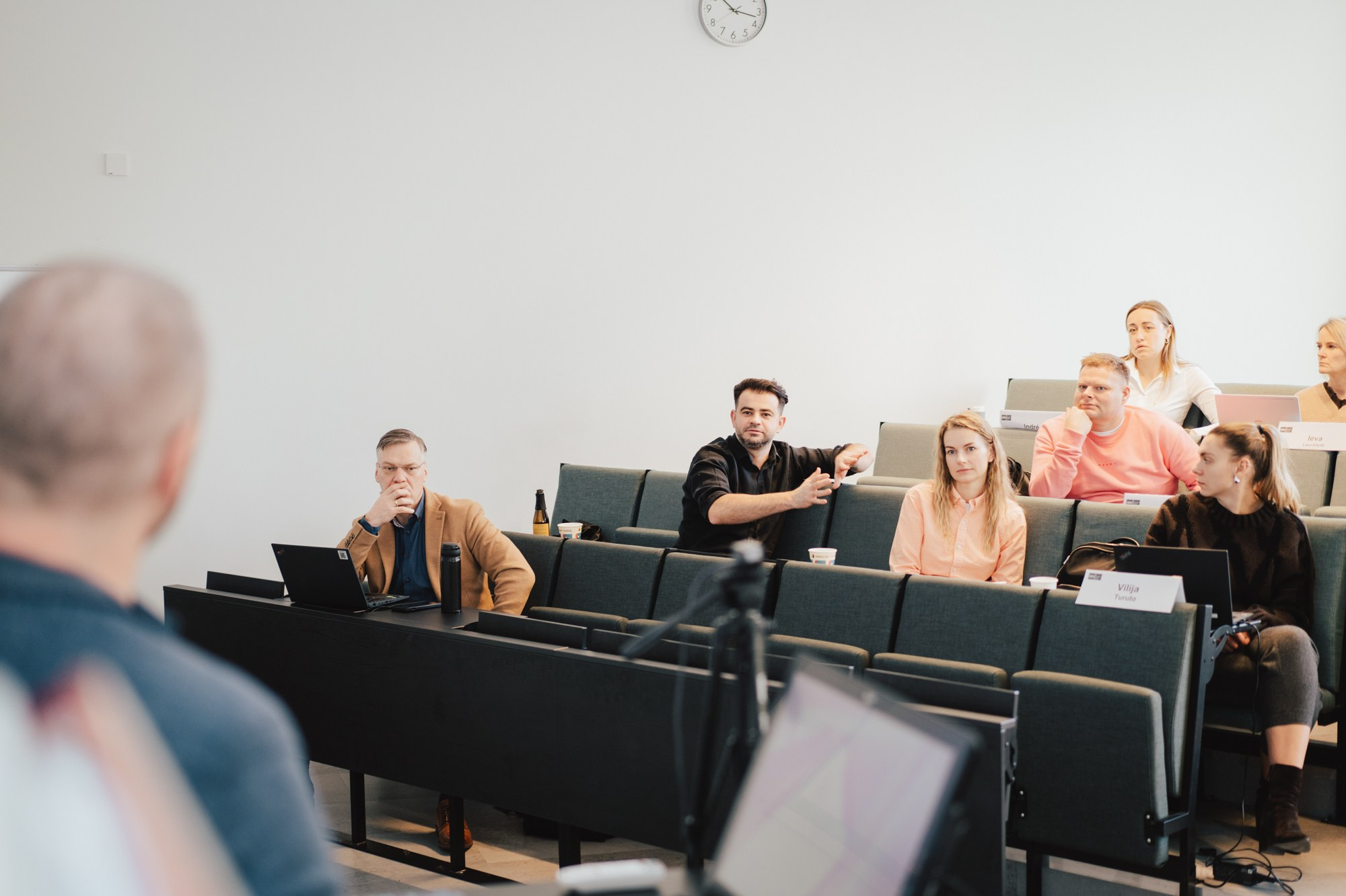 ISM. Dado Van Peteghem Visit. Photographer in Vilnius