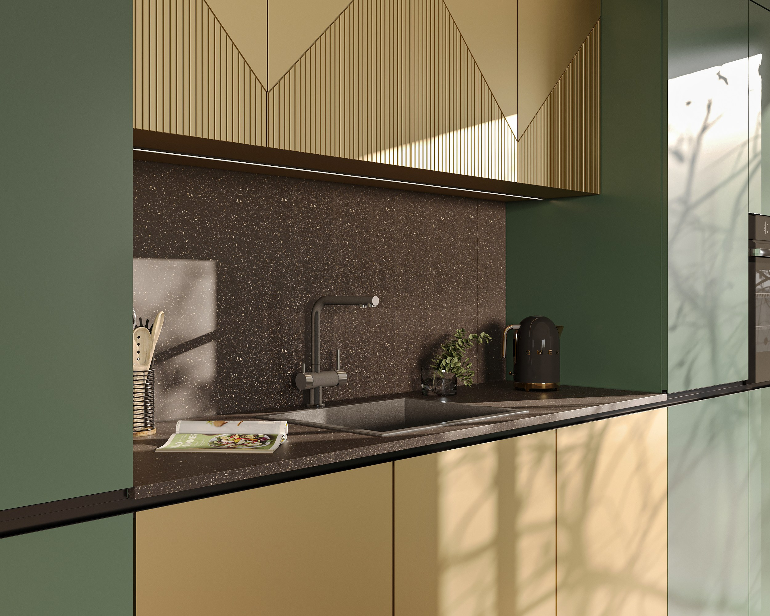 MKR кухонные гарнитуры (предметная 3D визуализация). Королёва Анастасия | 3D визуализатор