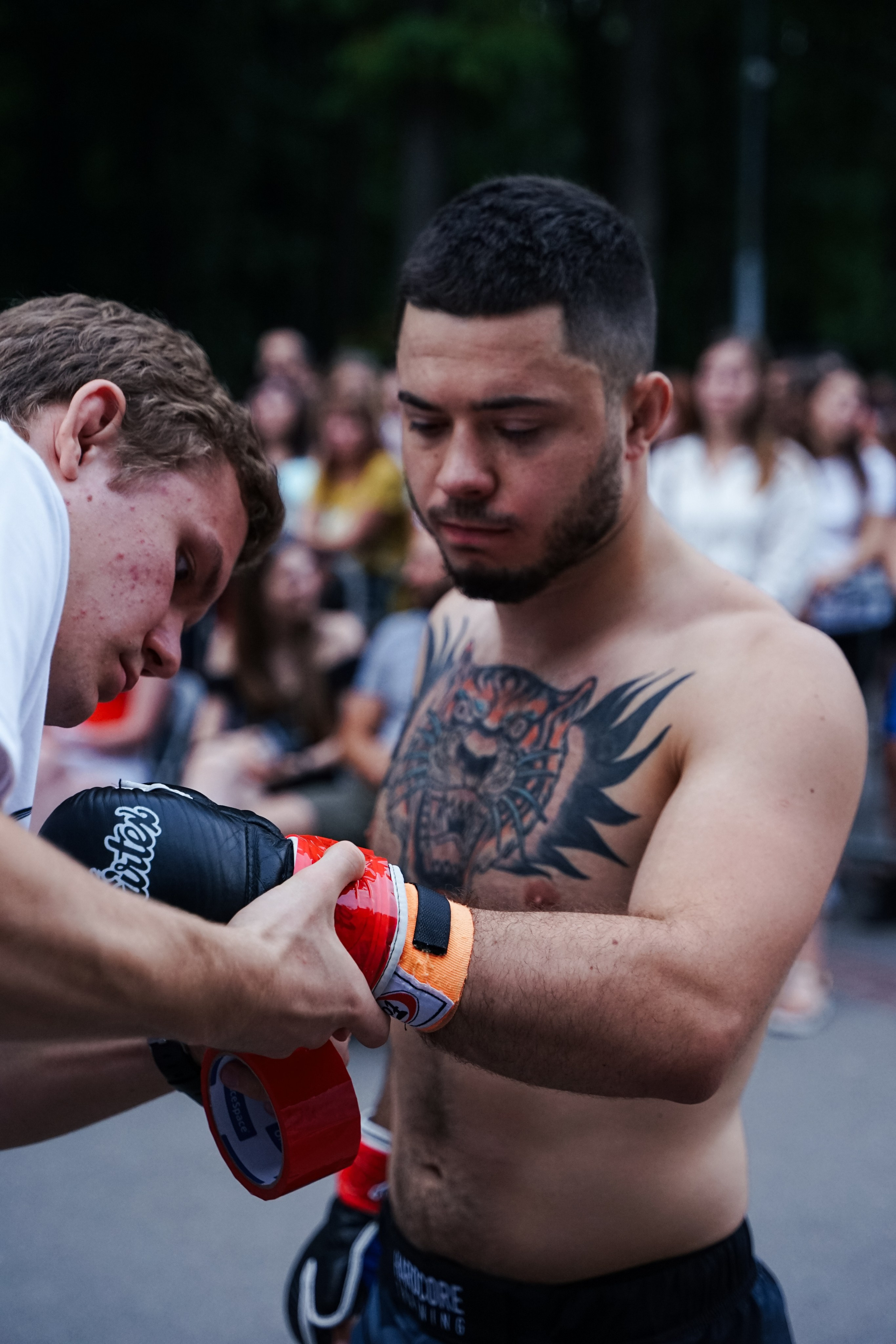 Вечер боев в ЦПКиО. Фотограф Надежда Погребняк | Рязань | Москва