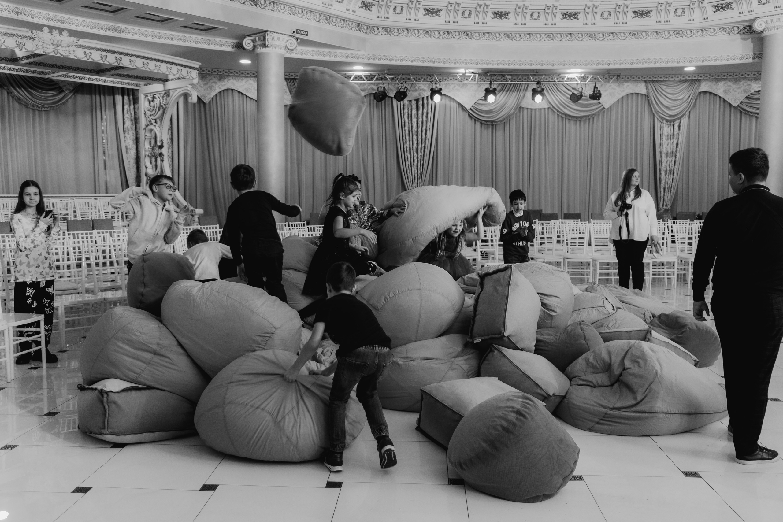 Съёмка новогоднего представления. Семейный, love story, свадебный фотограф Анапа