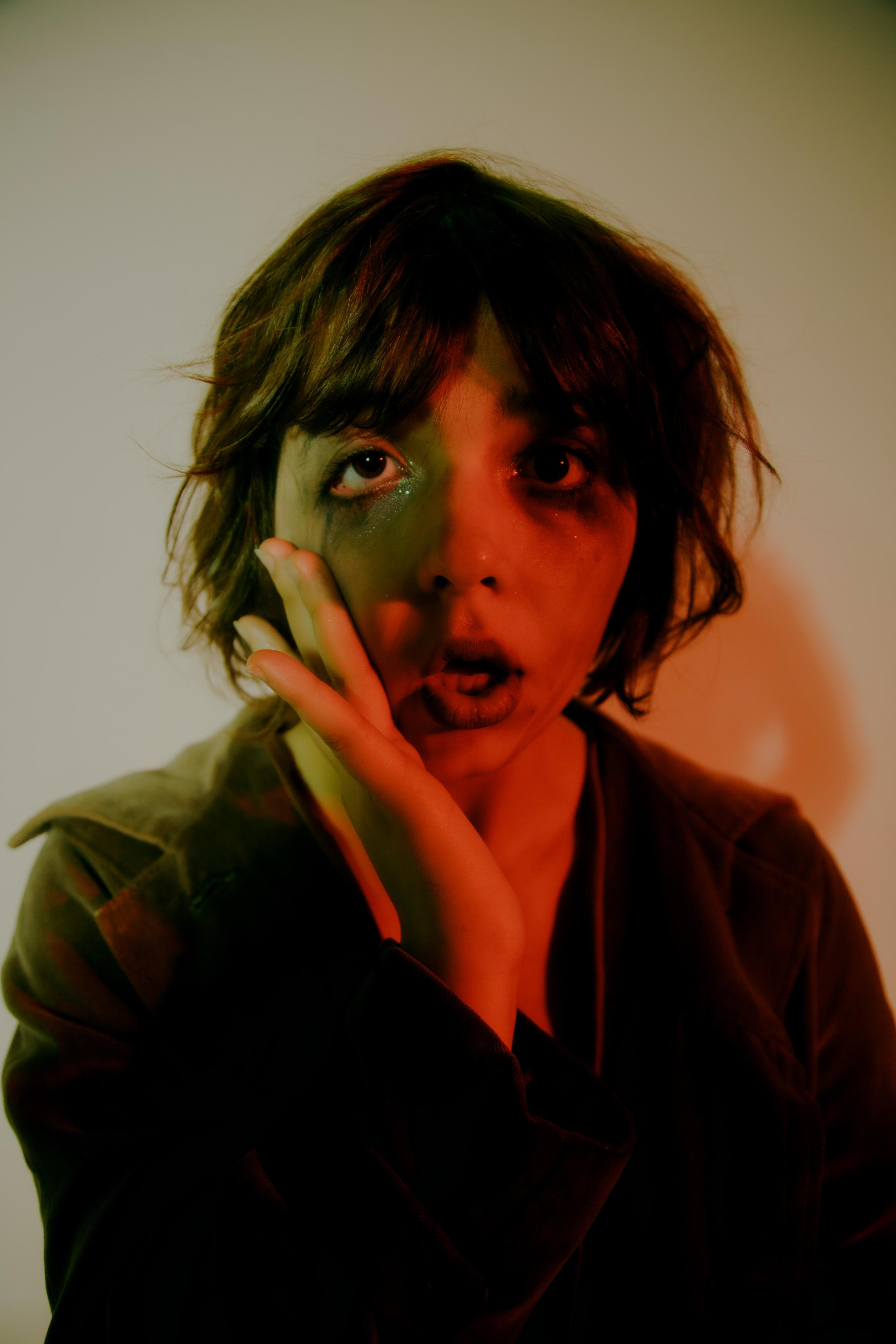 Студийный цветной свет: Вика. Креатор Ольга Яш