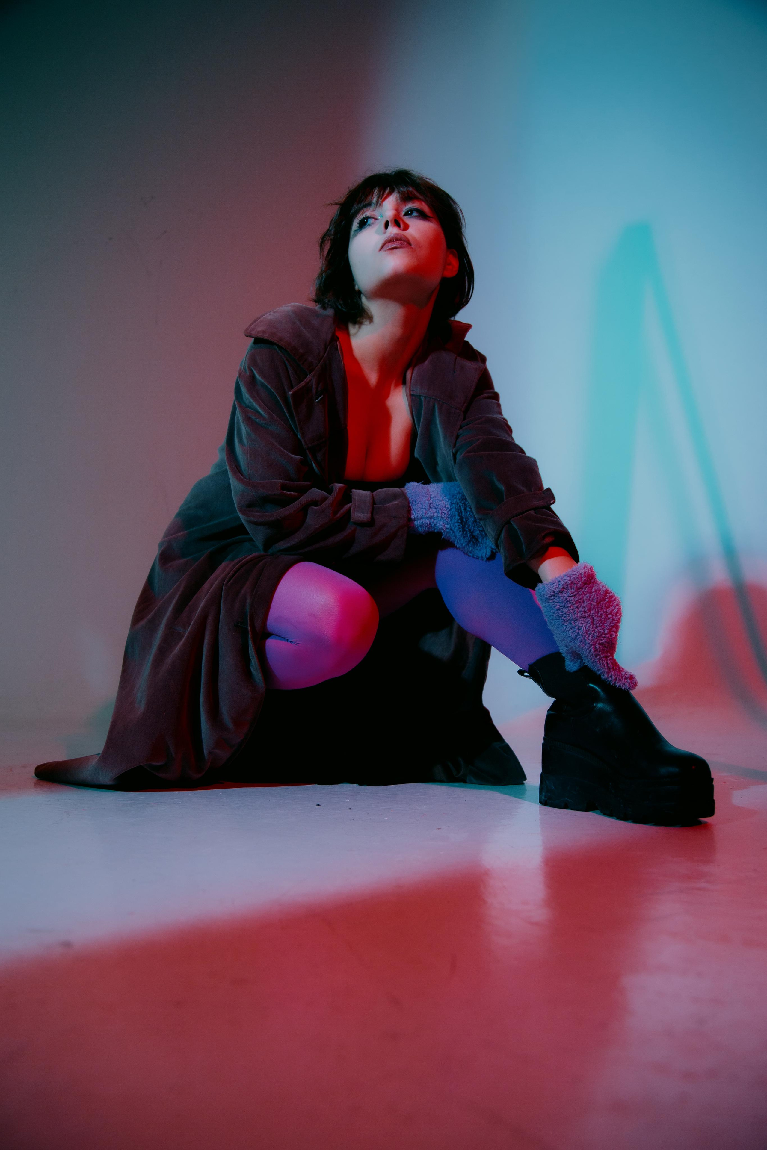 Студийный цветной свет: Вика. Креатор Ольга Яш