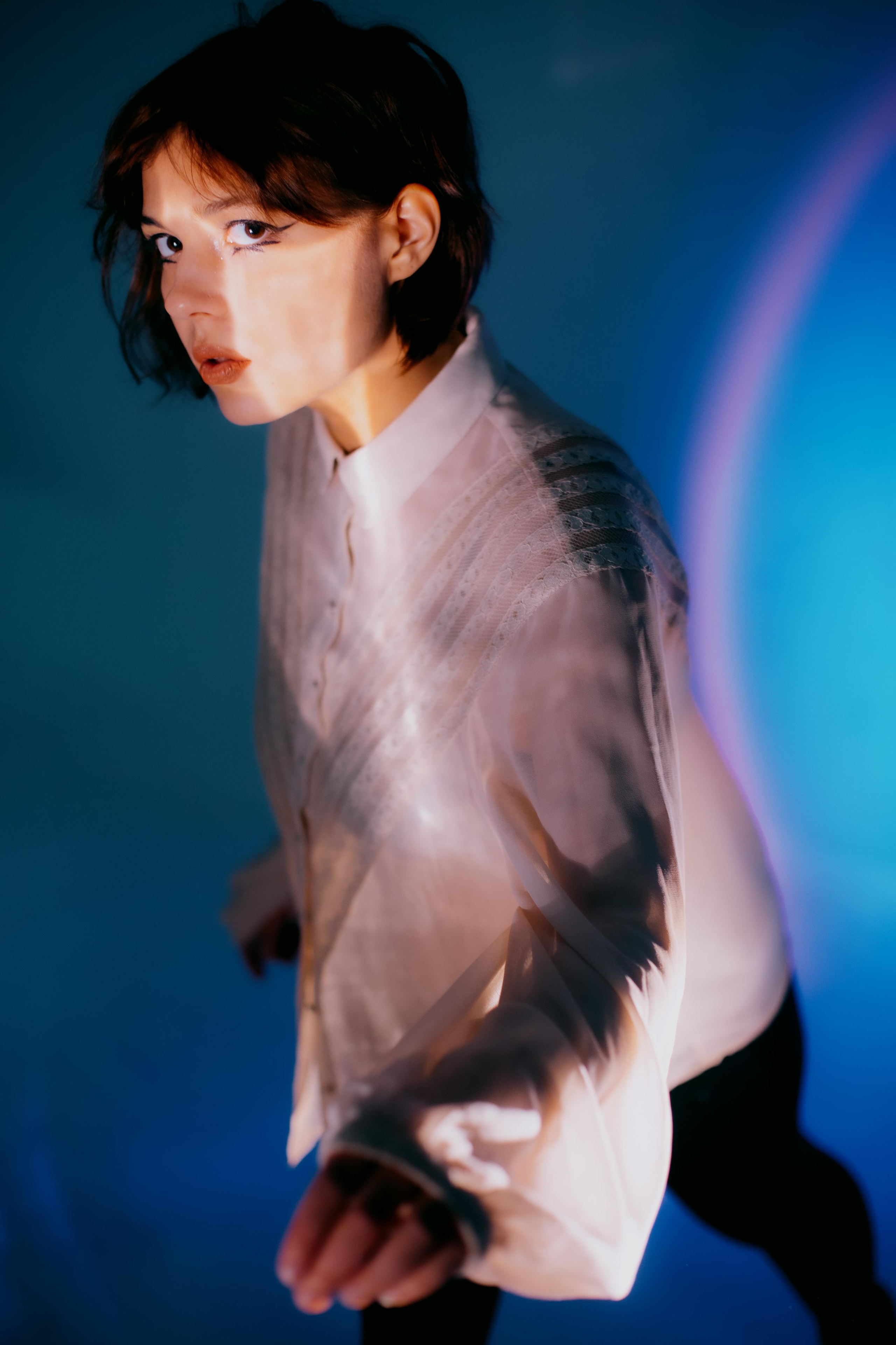 Студийный цветной свет: Вика. Креатор Ольга Яш