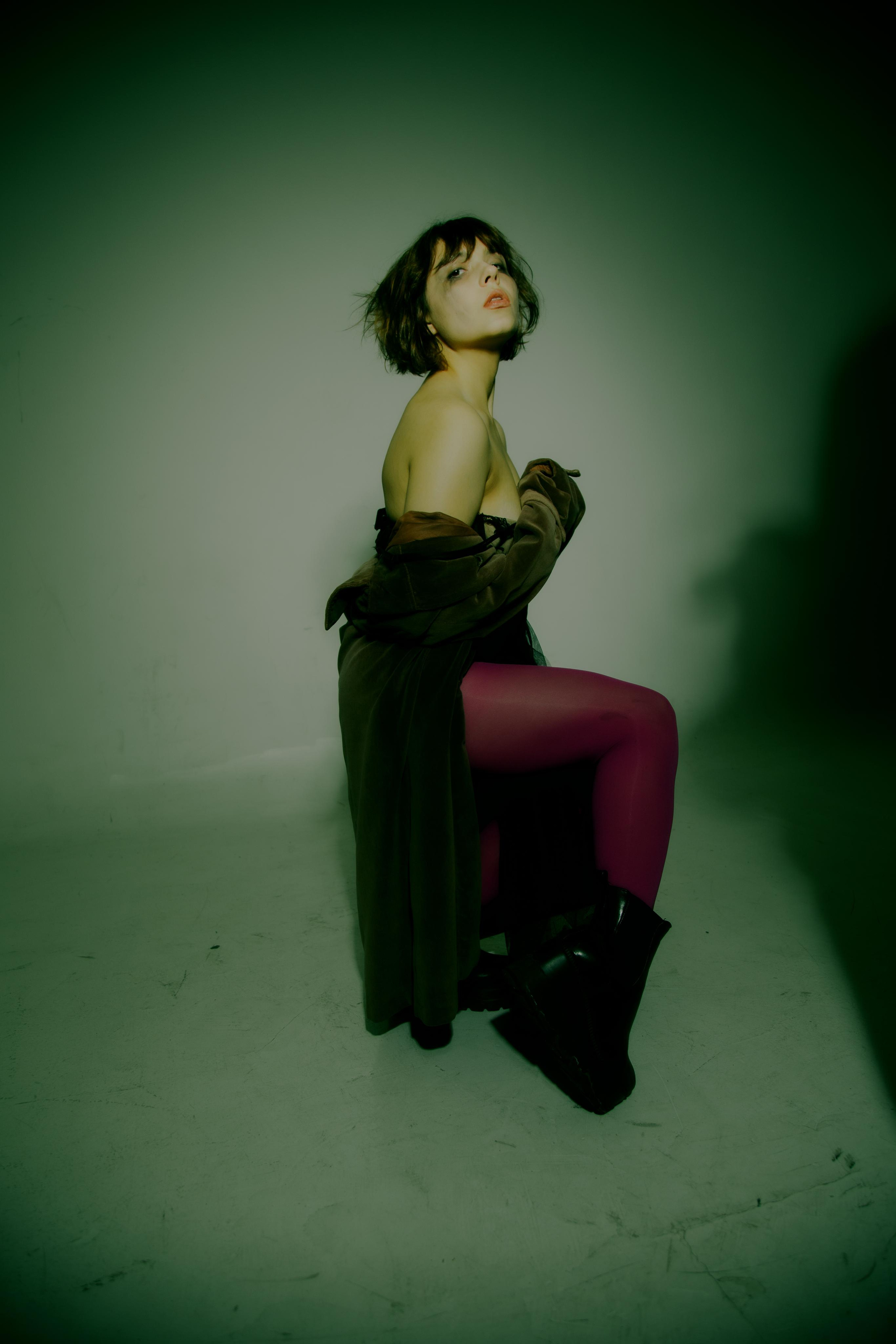 Студийный цветной свет: Вика. Креатор Ольга Яш