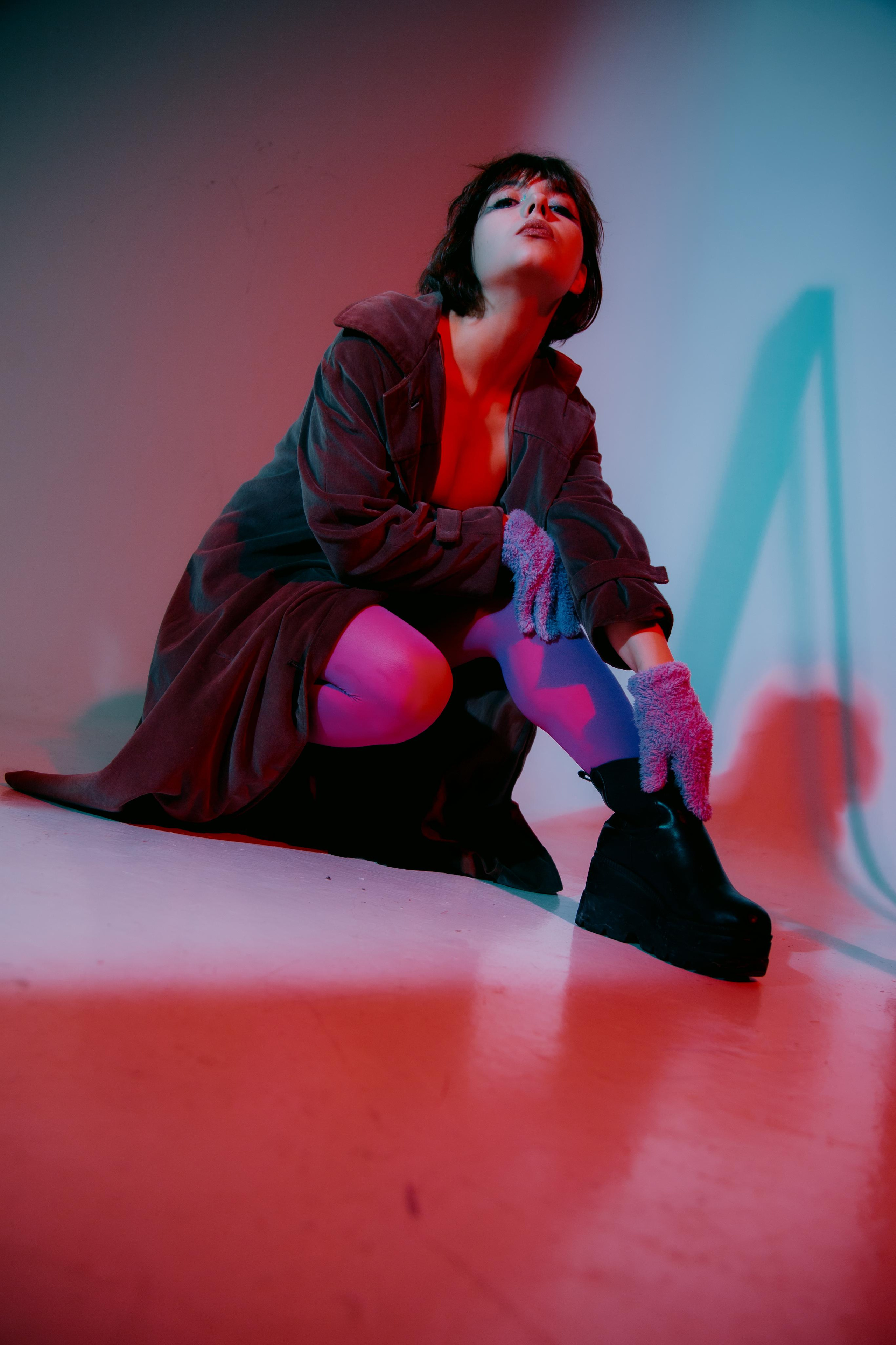 Студийный цветной свет: Вика. Креатор Ольга Яш