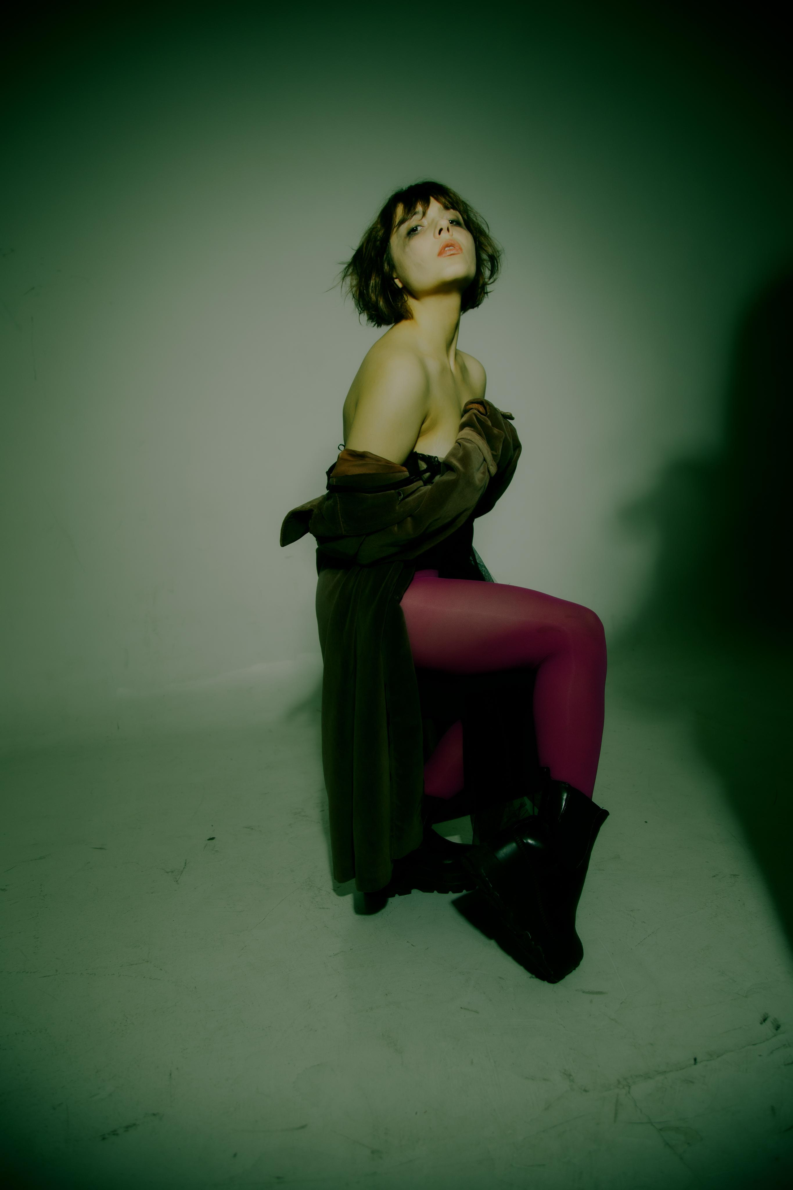 Студийный цветной свет: Вика. Креатор Ольга Яш