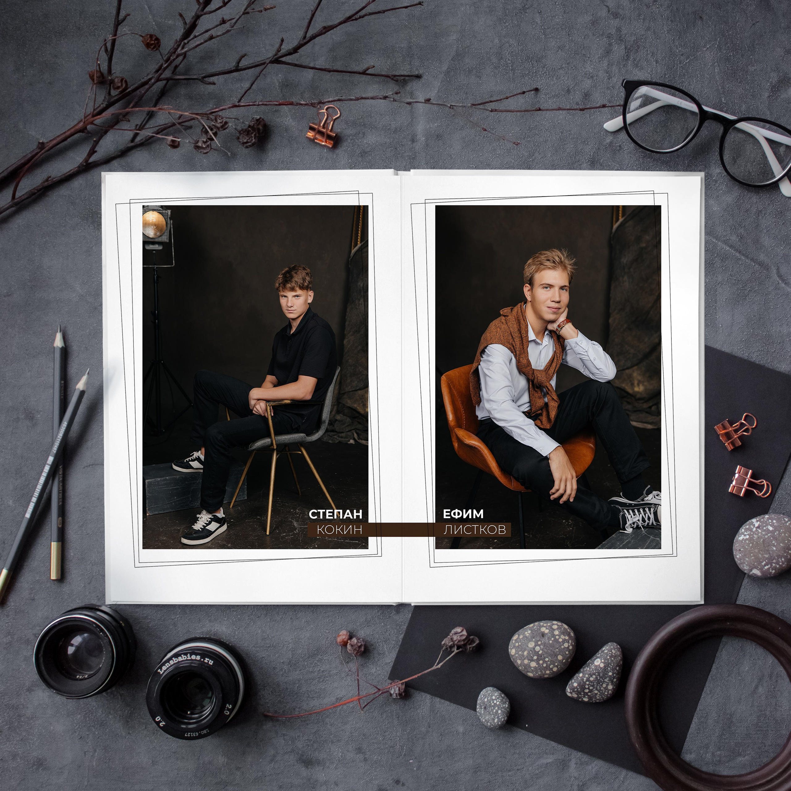 Альбом общей верстки 21×30. Школьный фотограф в Новосибирске Наталья Иванченко