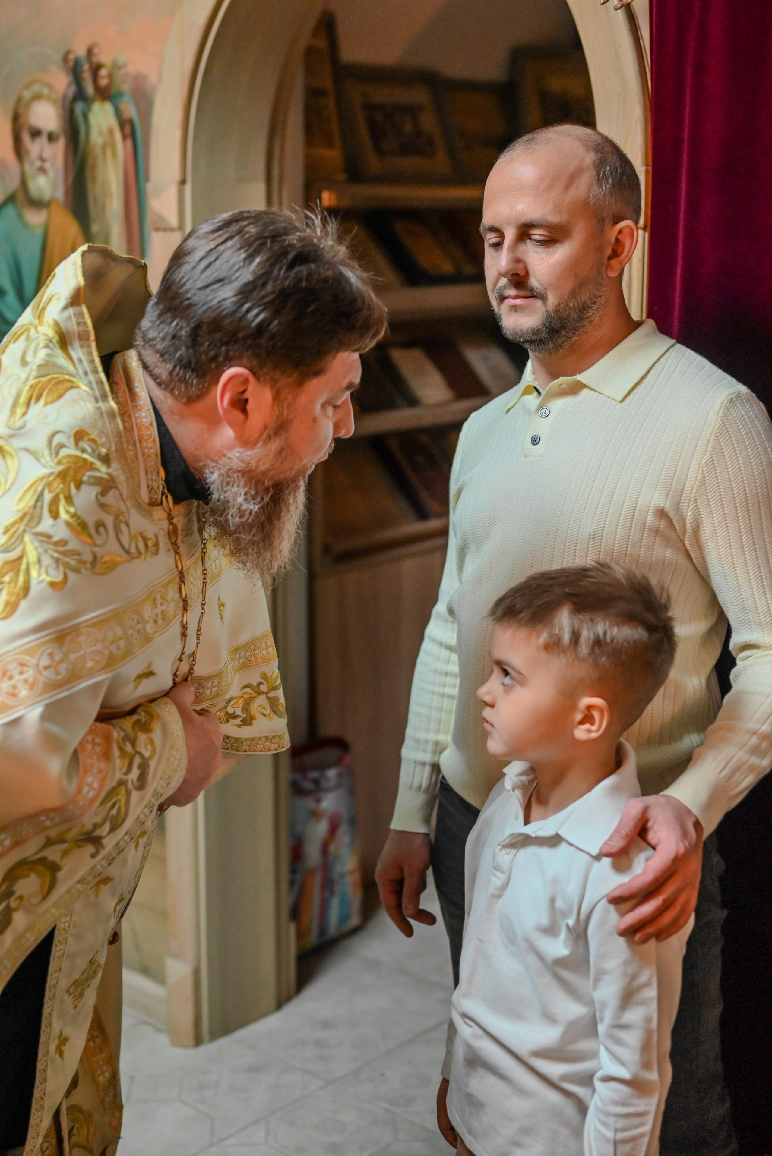 Крещение Совхоз Ленина. Семейный и детский фотограф Москва