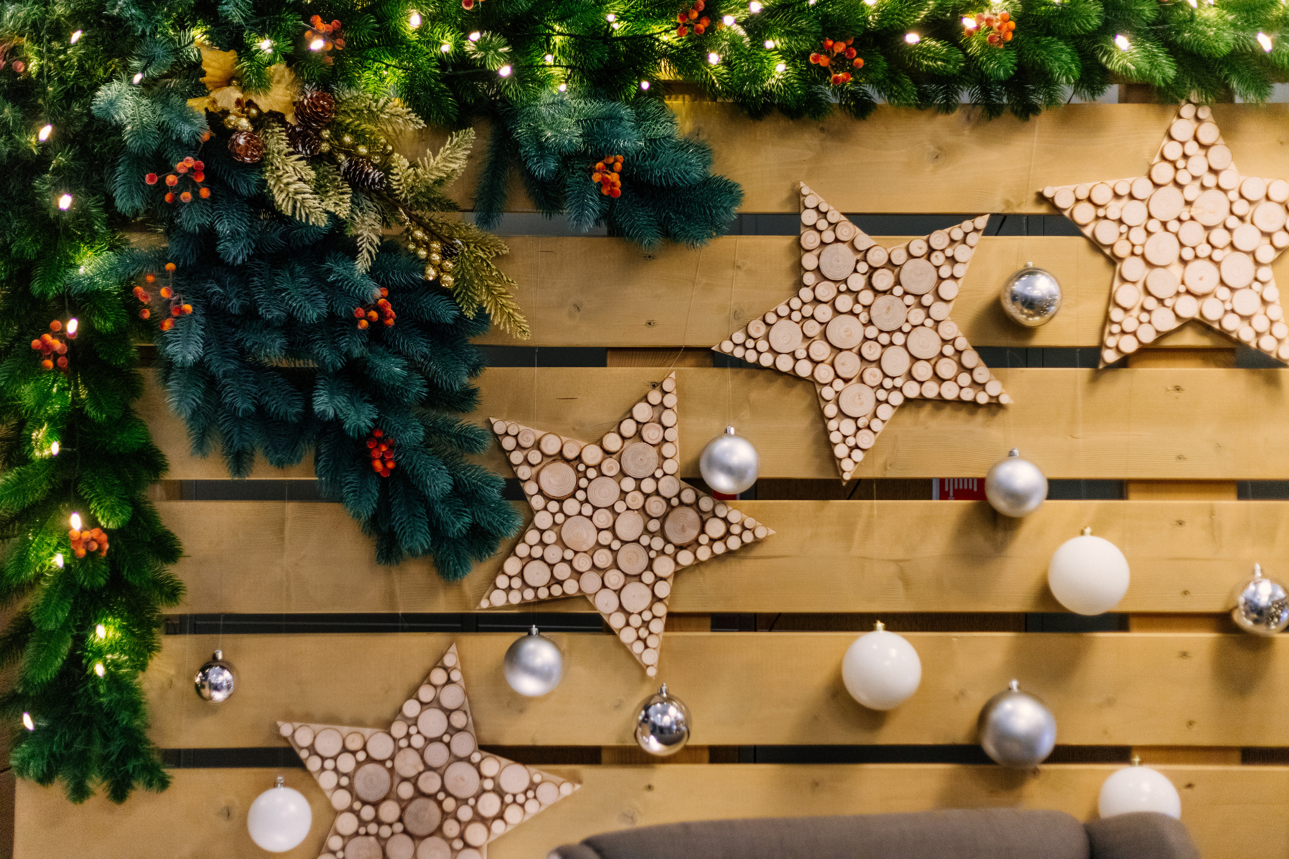 New Year декор. Отельный интерьерный фотограф Сочи