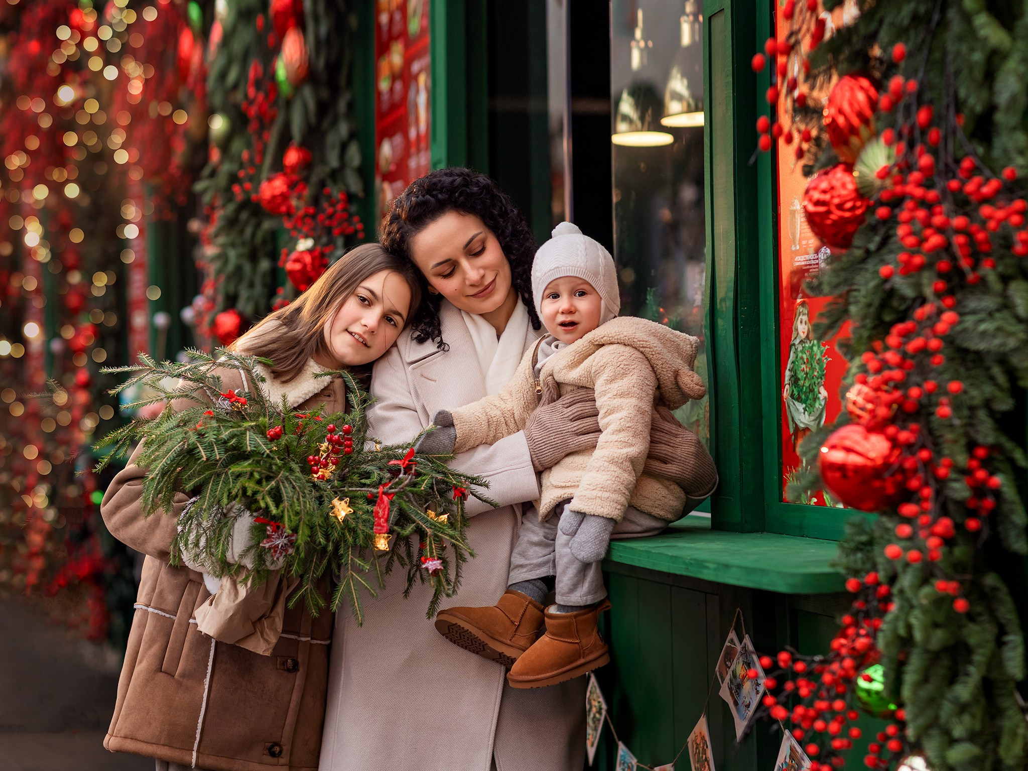 Новогодняя прогулка. Детский и семейный фотограф Елена Михайлова в Москве