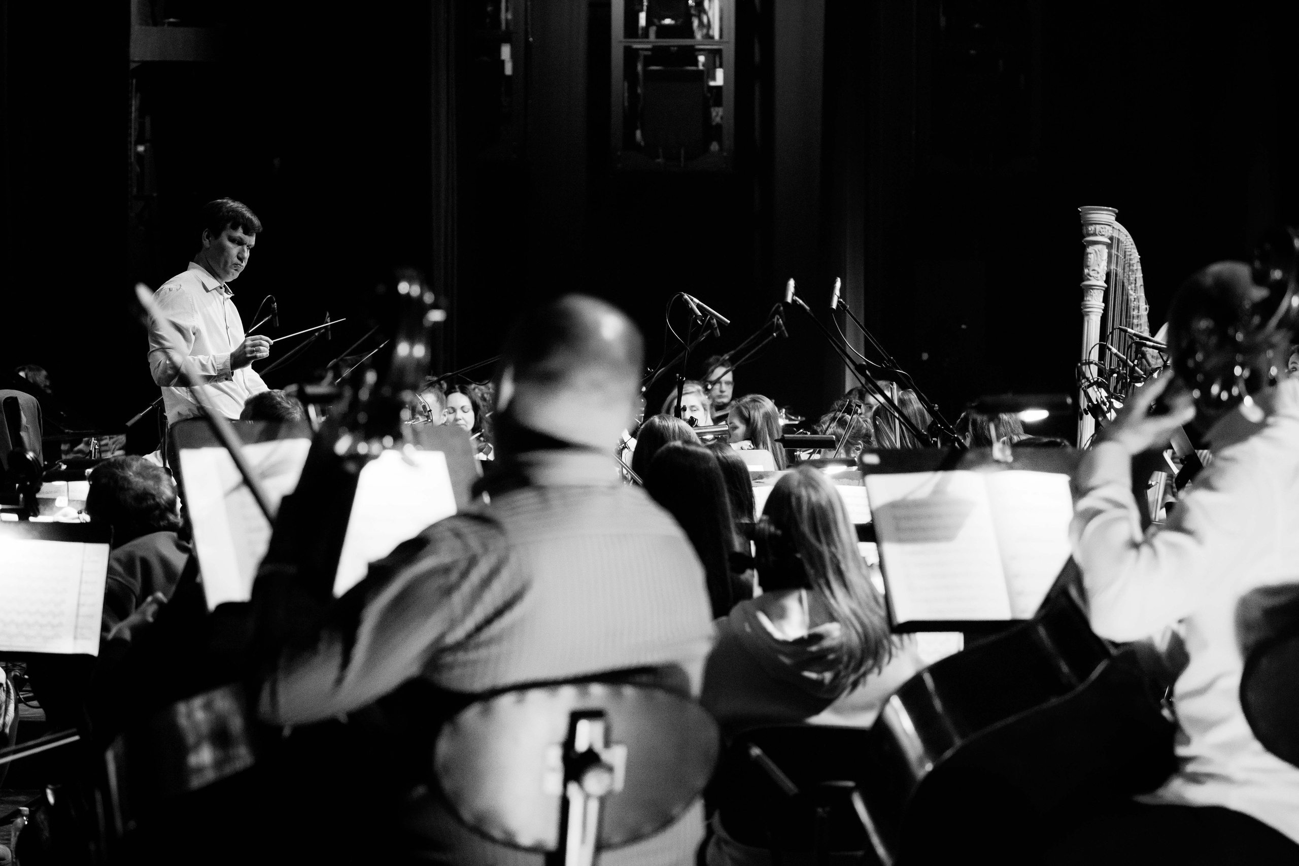 Концертное. ЧБ Фотограф Ольга Лесли