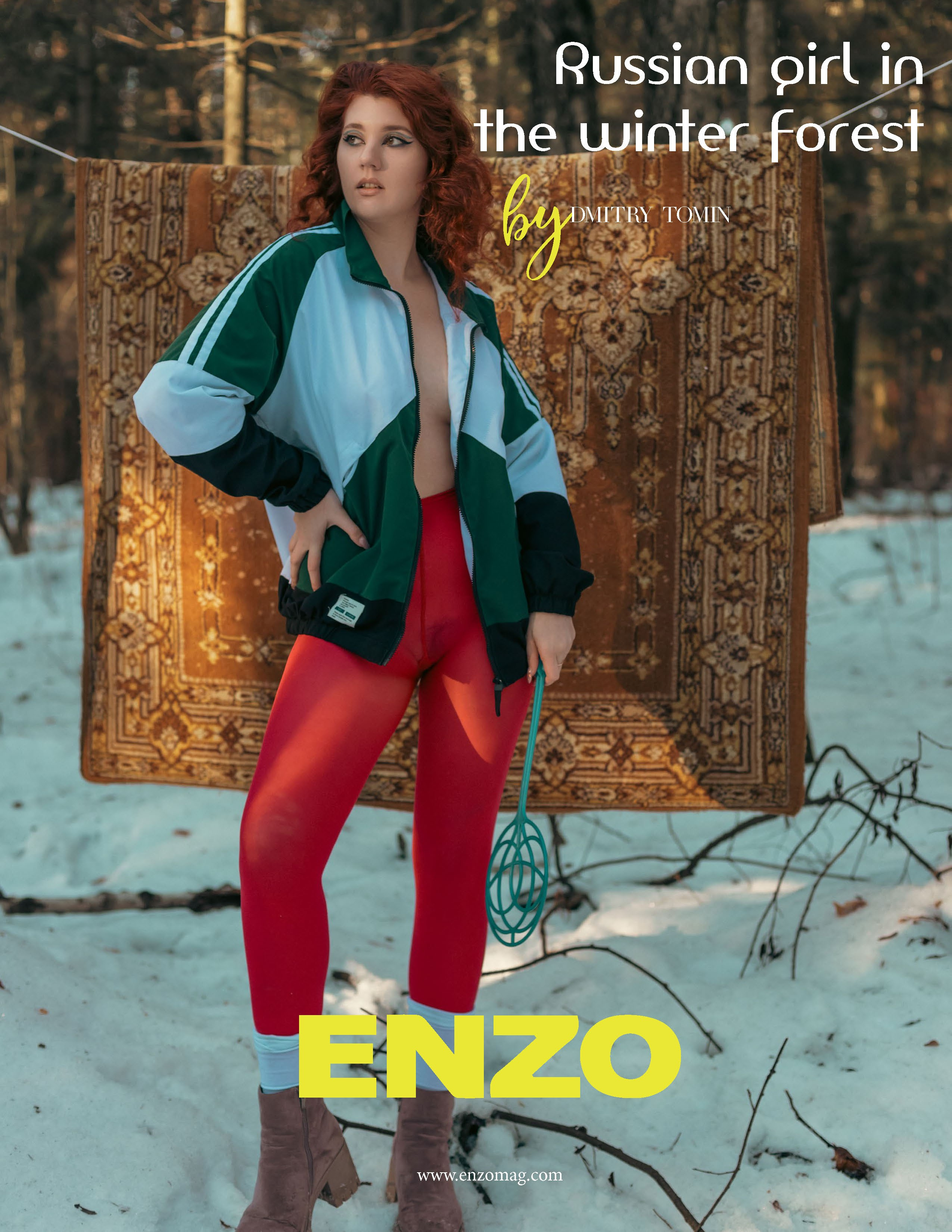 Публикация в журнале ENZO. Фотограф: Томин Дмитрий. Эротическая Фотосессия в Russian Style