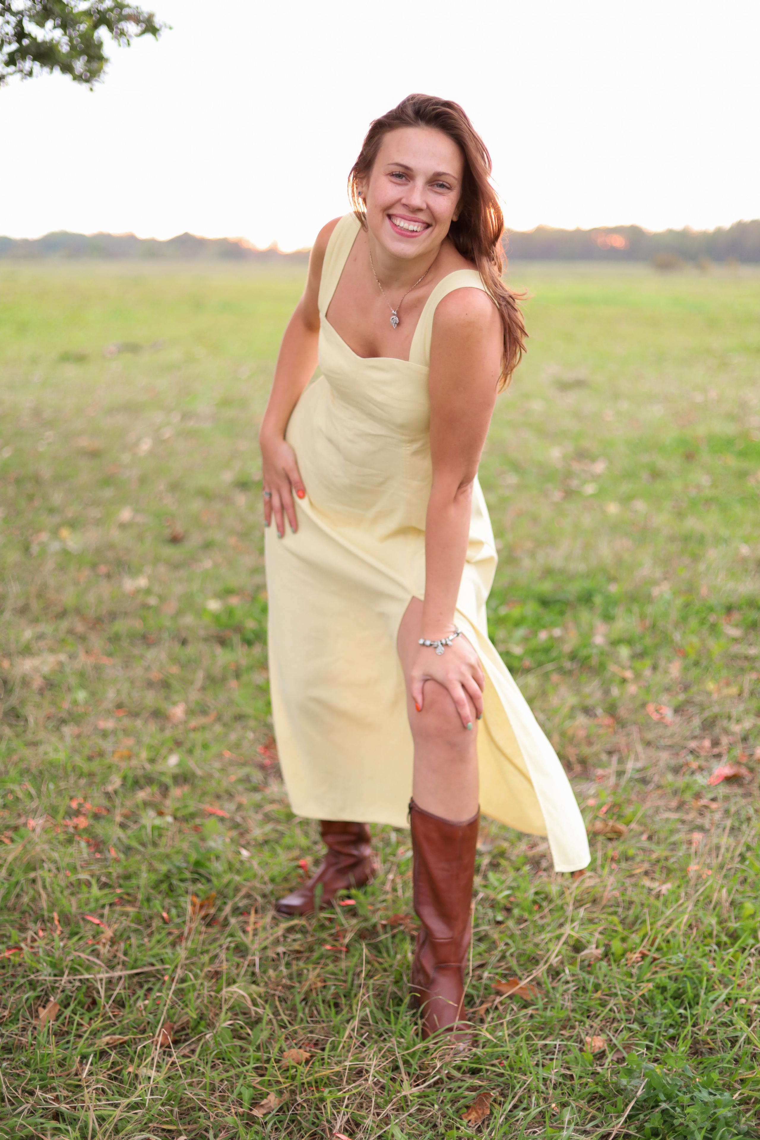 Женский портрет. Летний закат. Портфолио