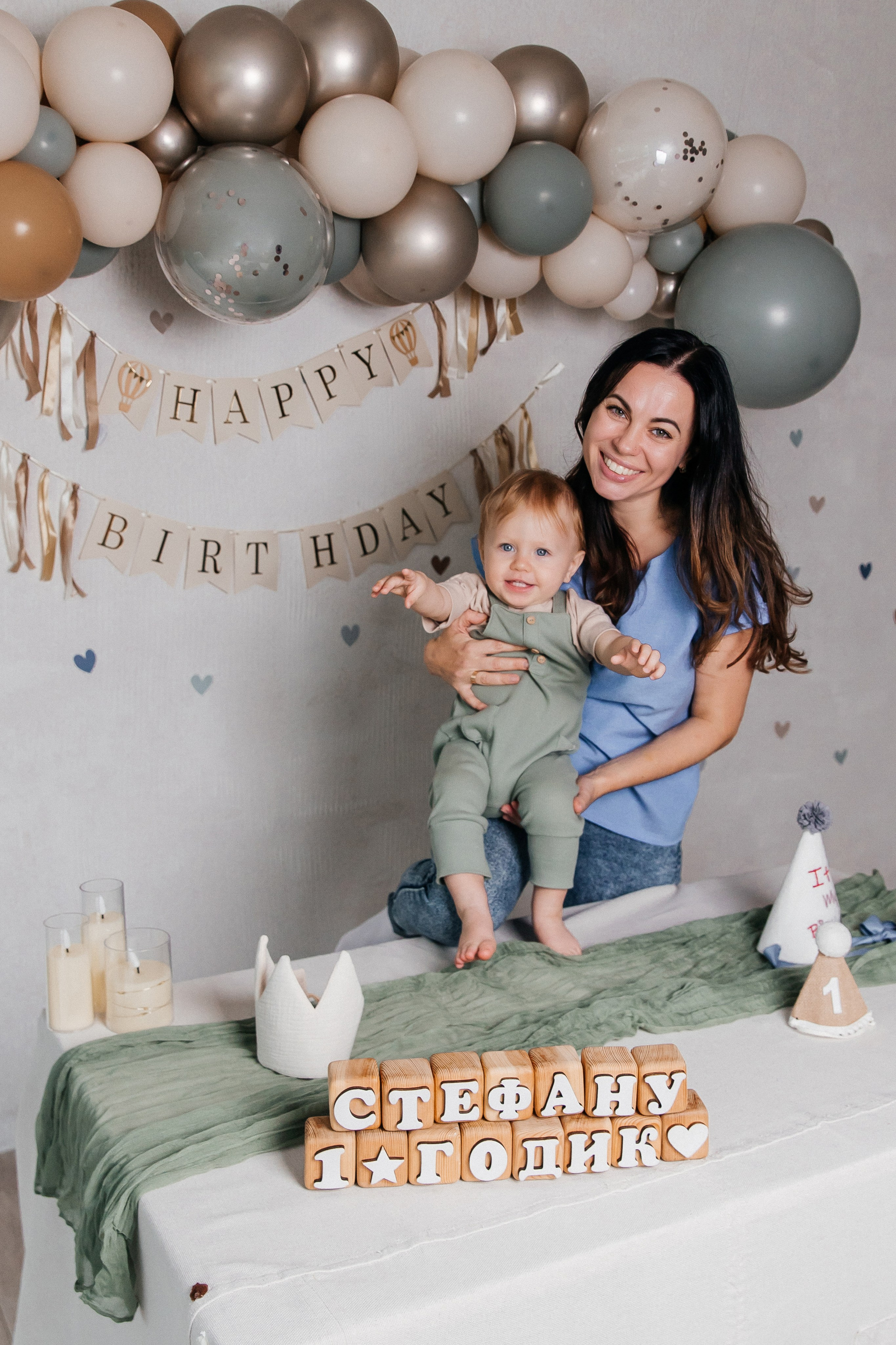 Фотосессия на 1 годик, детская фотостудия Кемерово