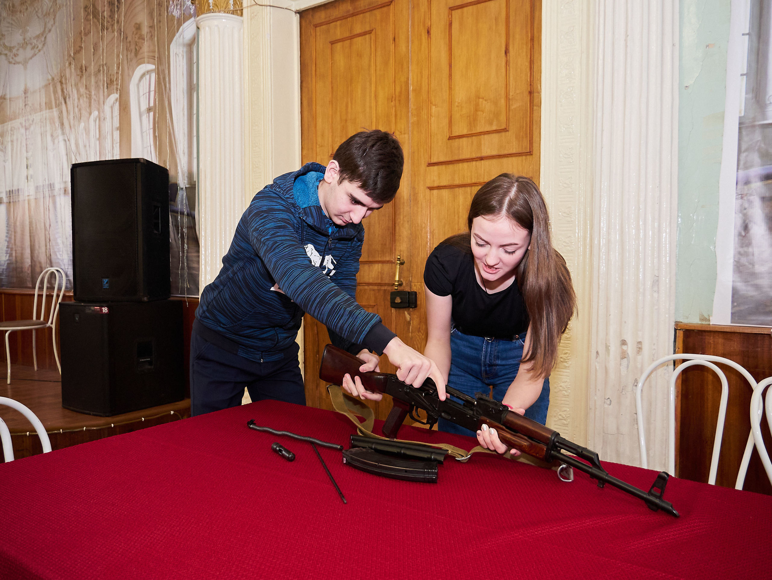 Военно-патриотическая игра «Памяти предков, будьте достойны» 27 февраля 2020 год. Дворец Культуры г. Заволжья