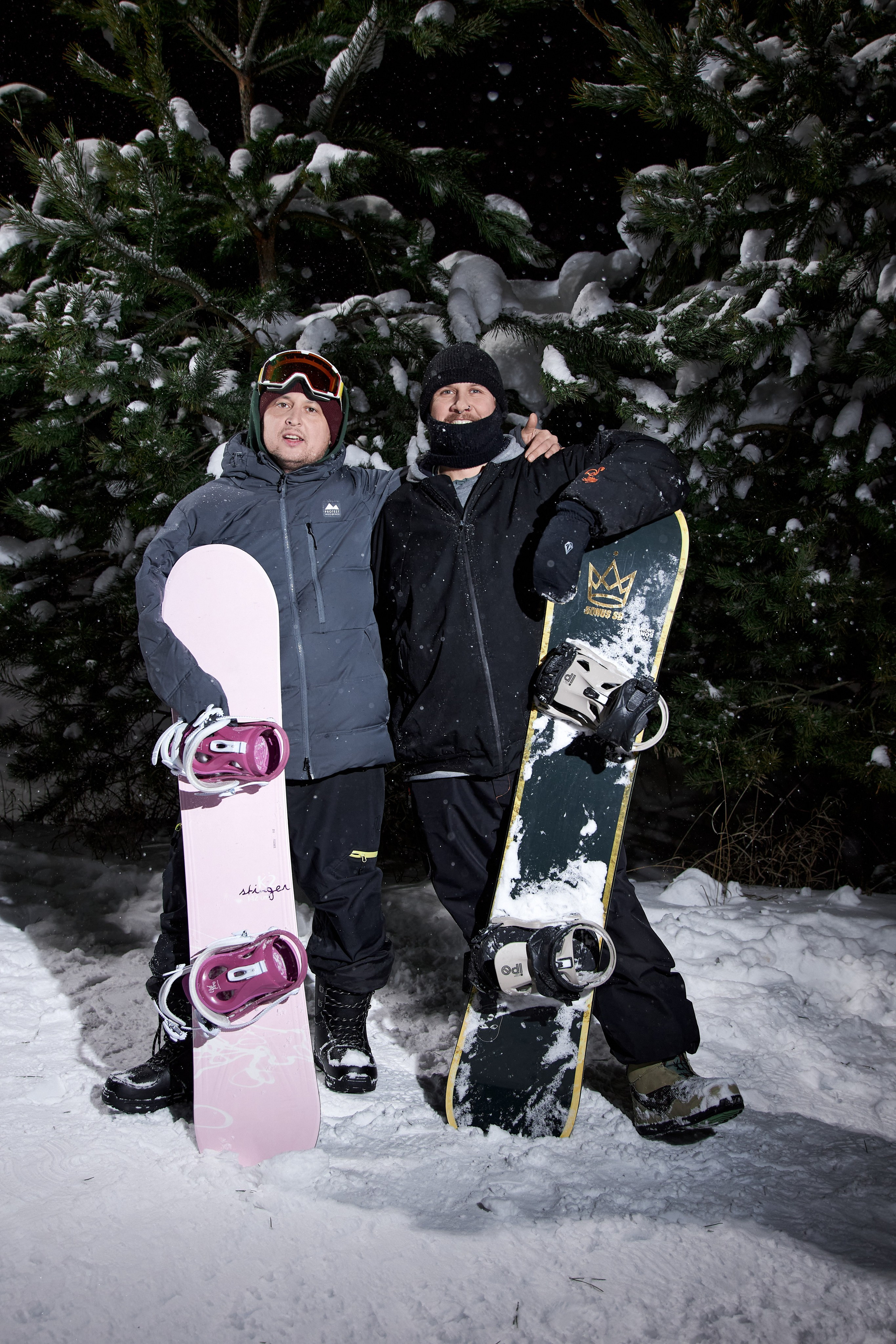 Сноубордисты. Фотограф Алексей Яковлев