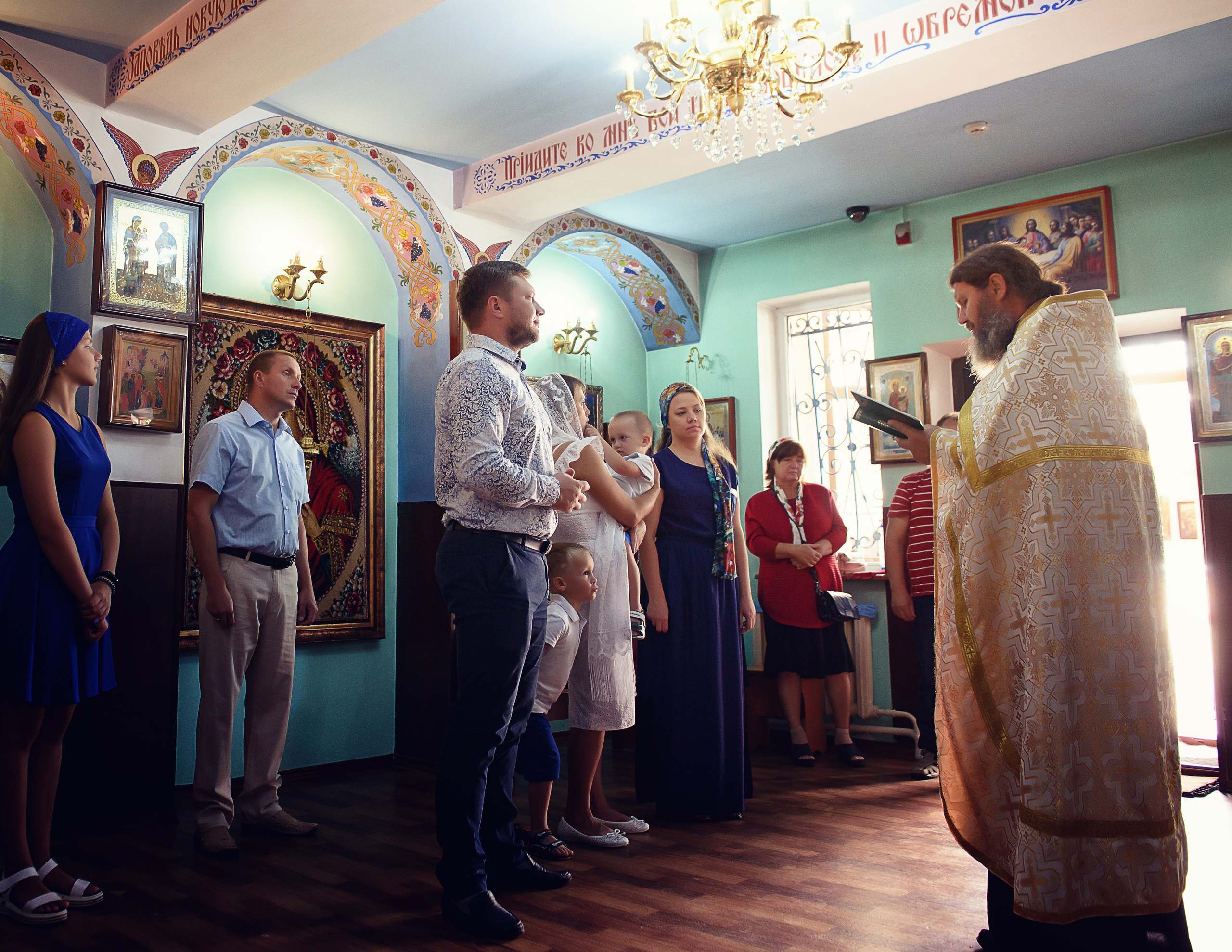 Крещение Платона. Семейный фотограф, женский фототерапевт