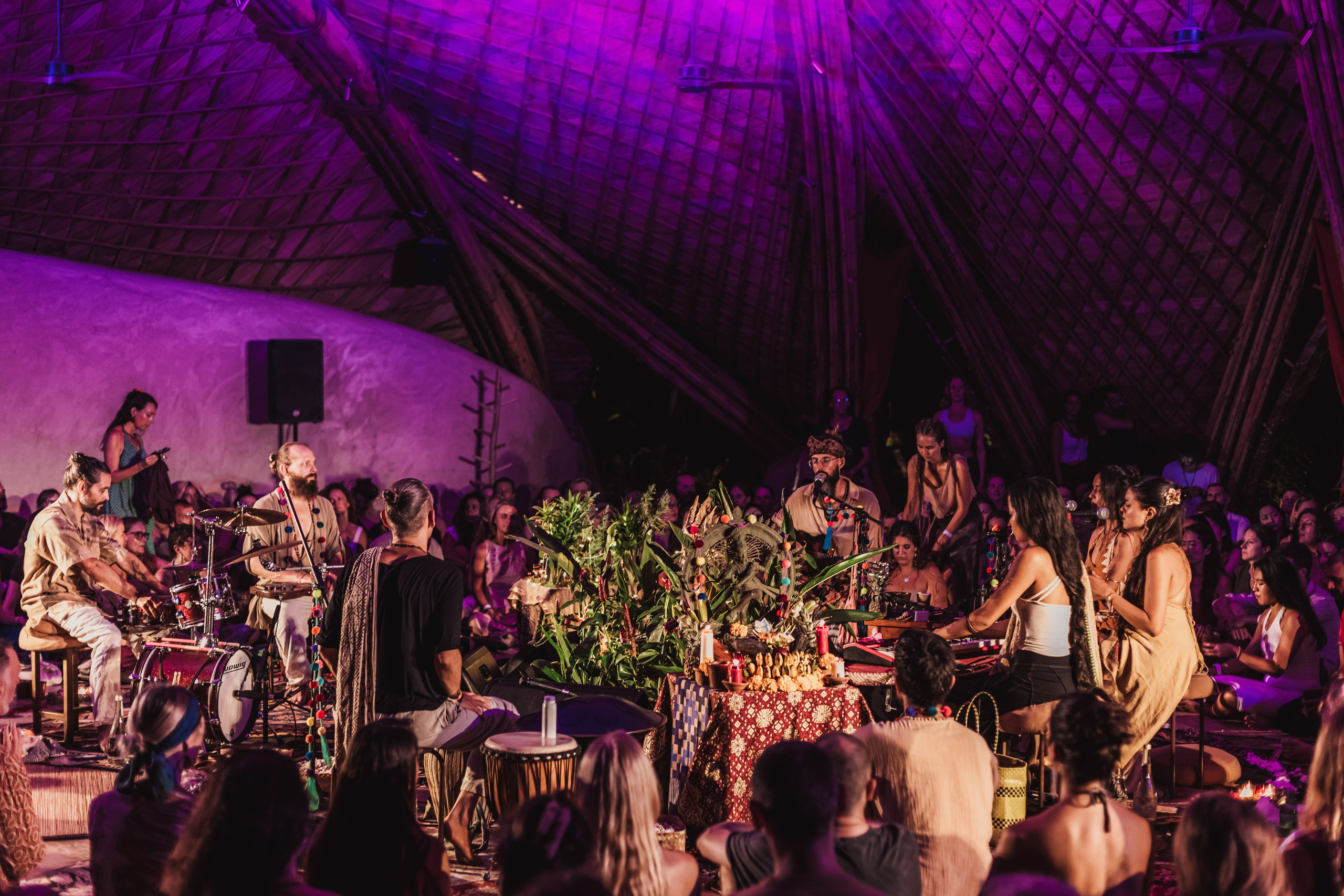 Hanuman Project kirtan at Alchemy april. Mariam Bagdasaryan