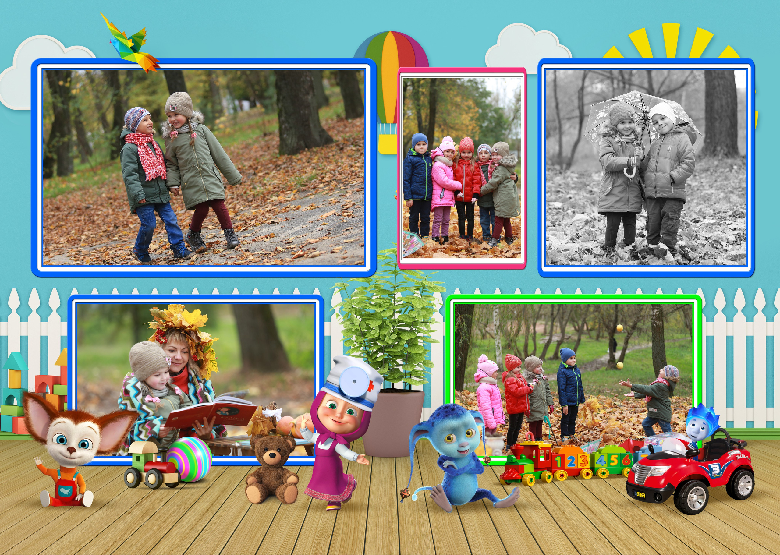 Выпускные в детском саду. Семейный и детский фотограф Виталий Катюшин