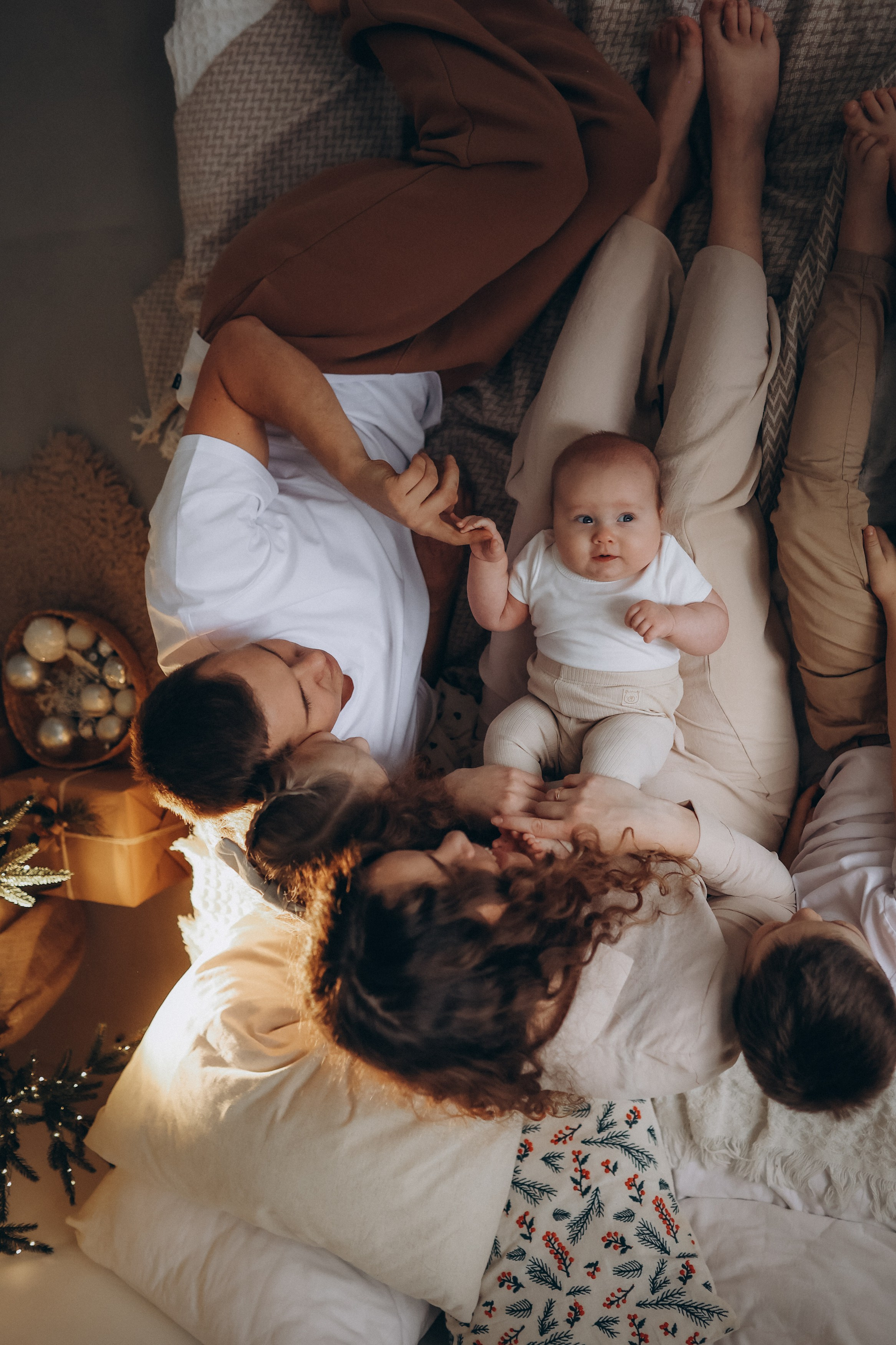 Новогодняя фотосессия семейная фотосессия. Фотограф Владимир Москва