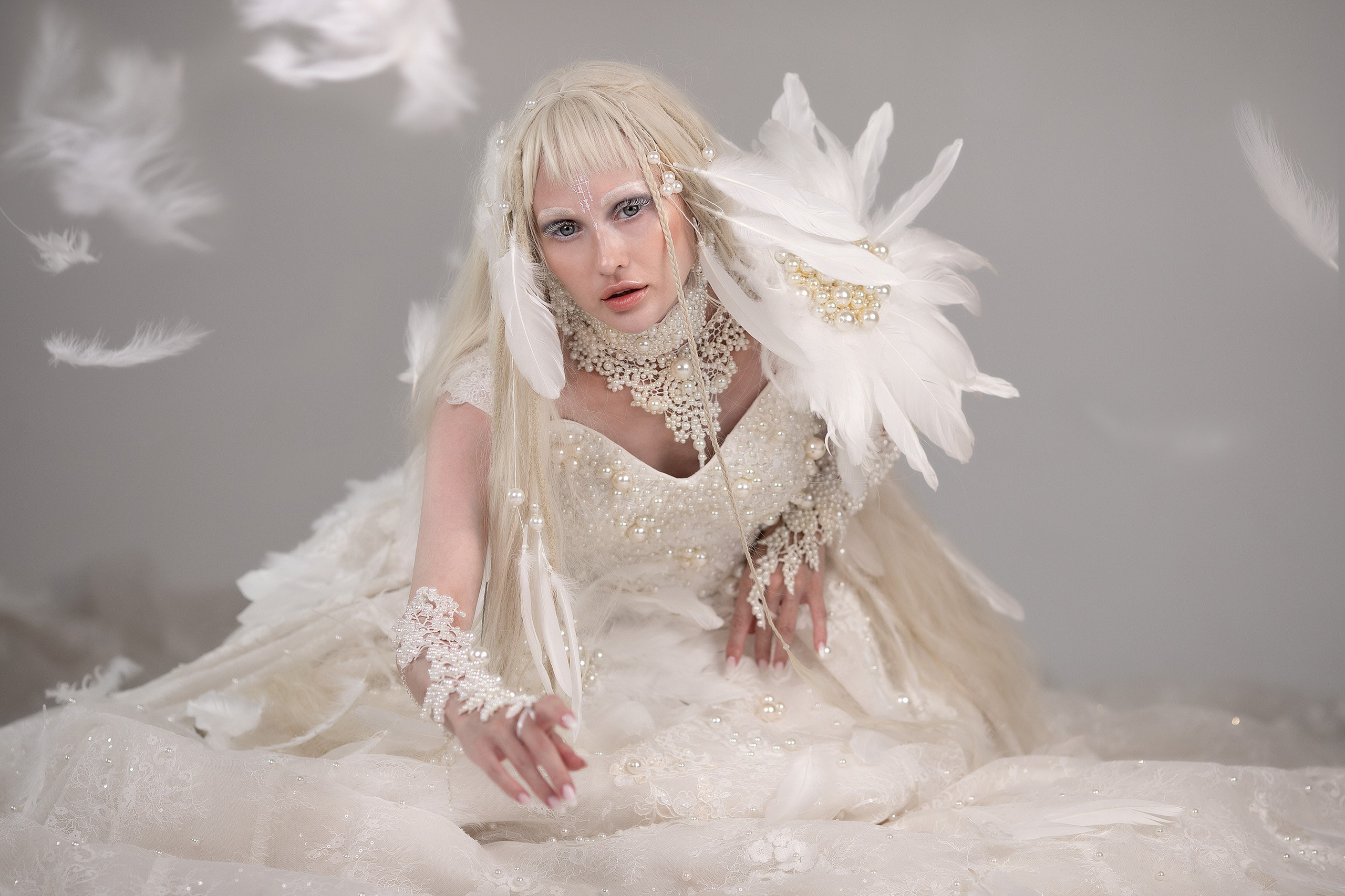 Фотопроект «Жемчужный лебедь». Женский и портретный фотограф Мила Прошина. Краснодаар