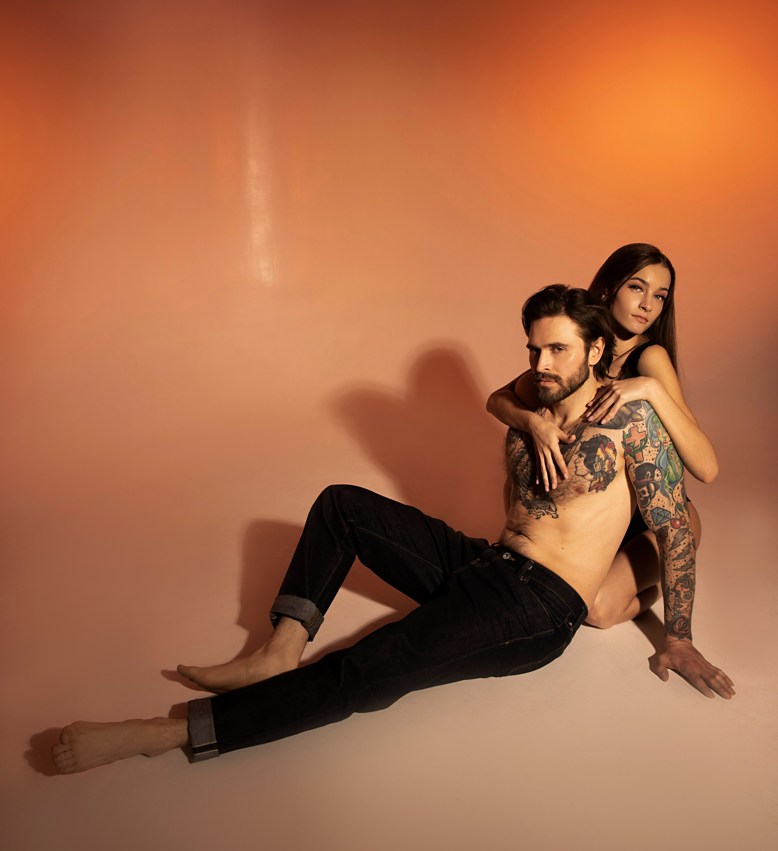 Лавстори в студии. Свадебный и семейный фотограф Москва Назарова Ольга