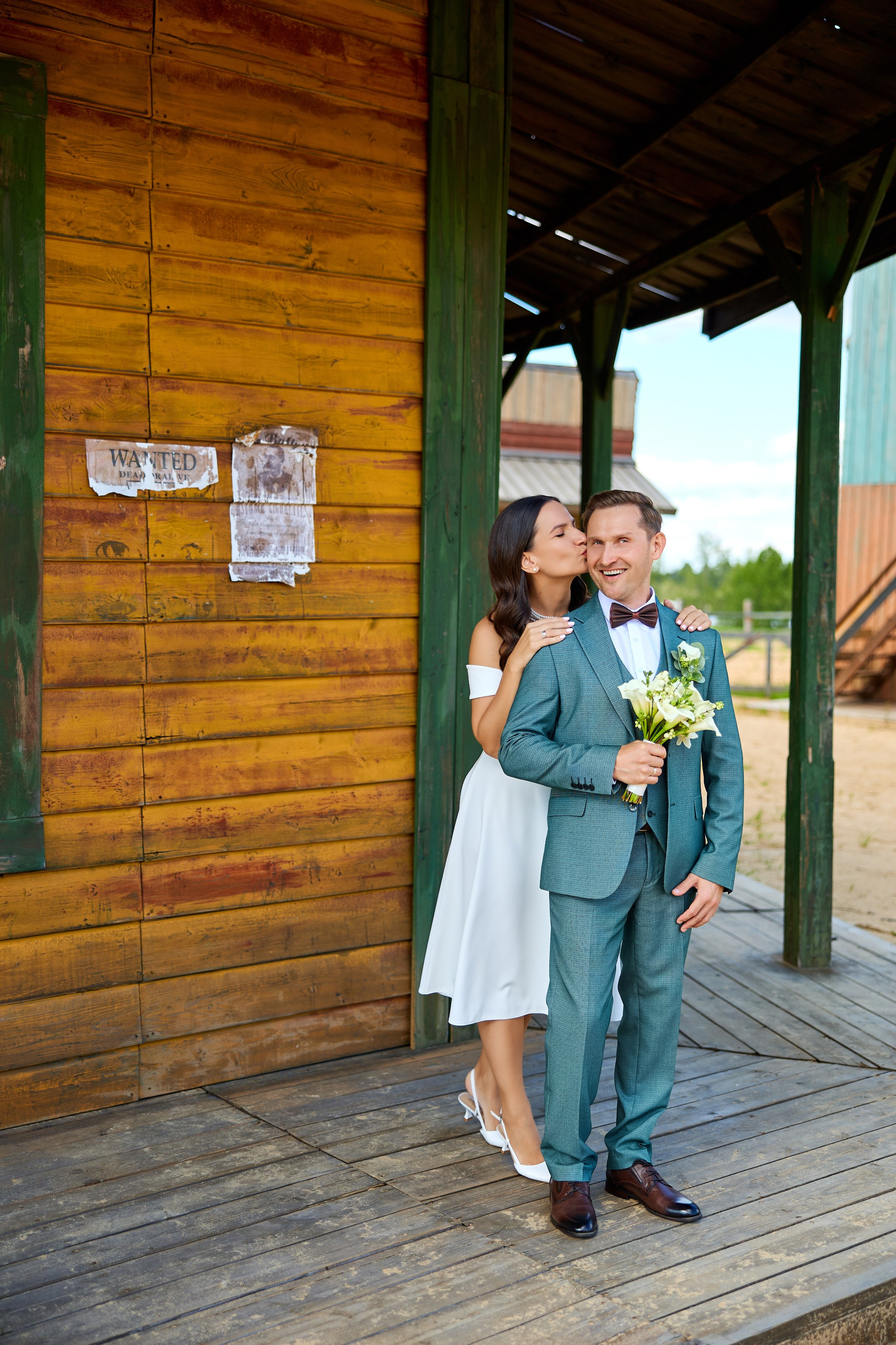 Свадебная фотосессия в Кинопарке Москино. Свадебный фотограф Сергей Колбинский