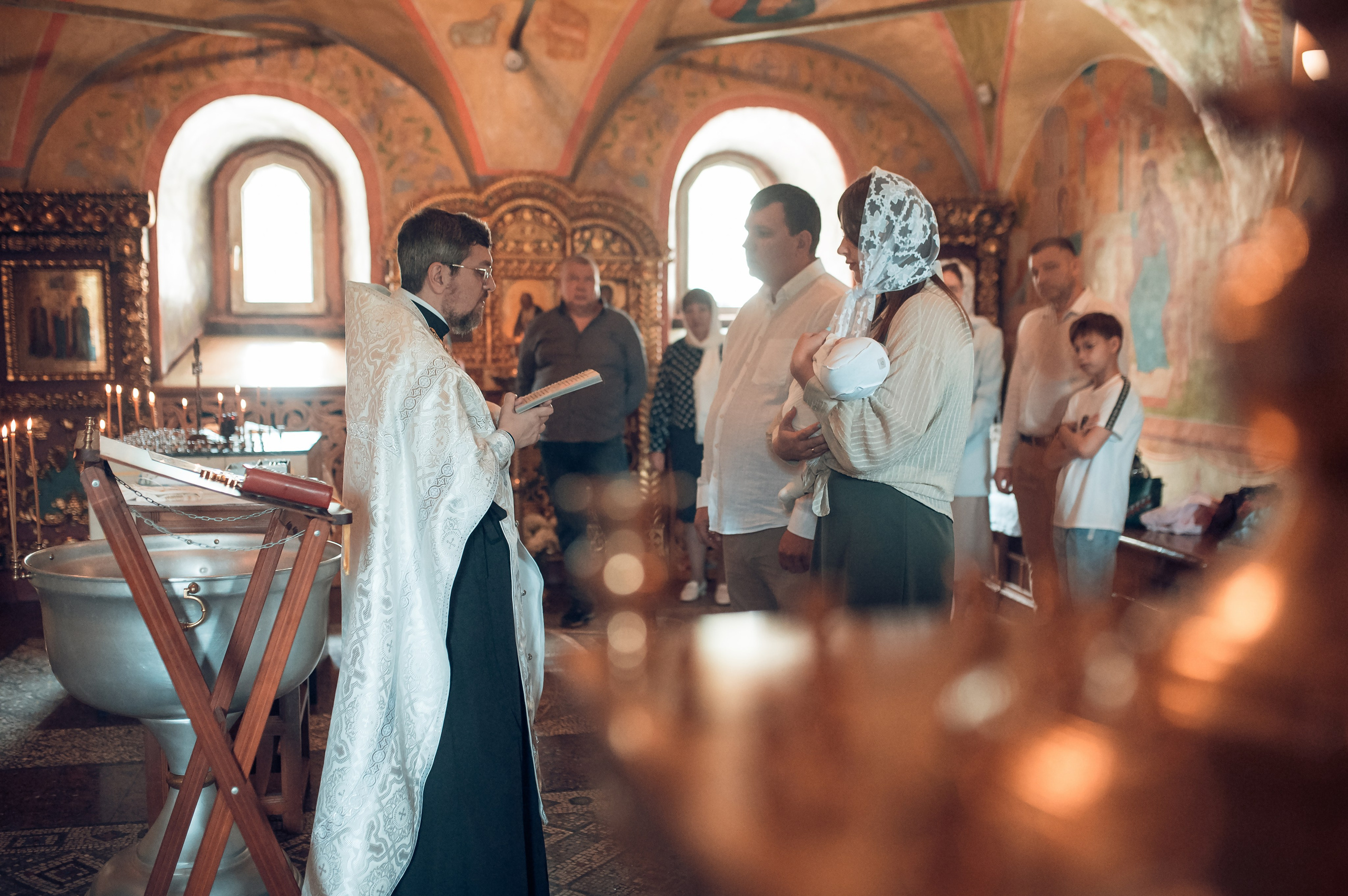Таинство Крещения Спасо-Преображенский храм. Семейный фотограф Олеся Батурина Рязань