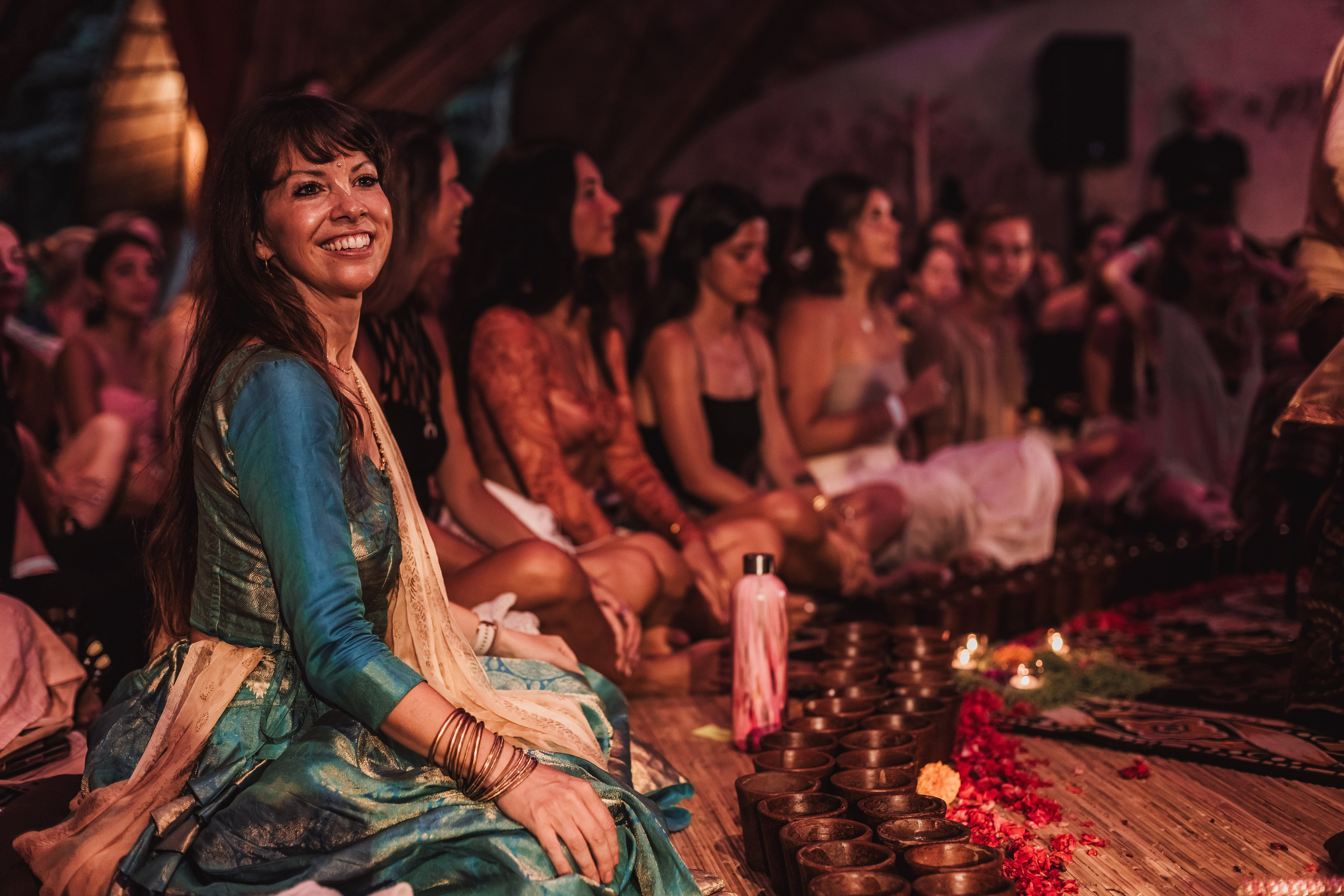 Hanuman Project kirtan at Alchemy april. Mariam Bagdasaryan